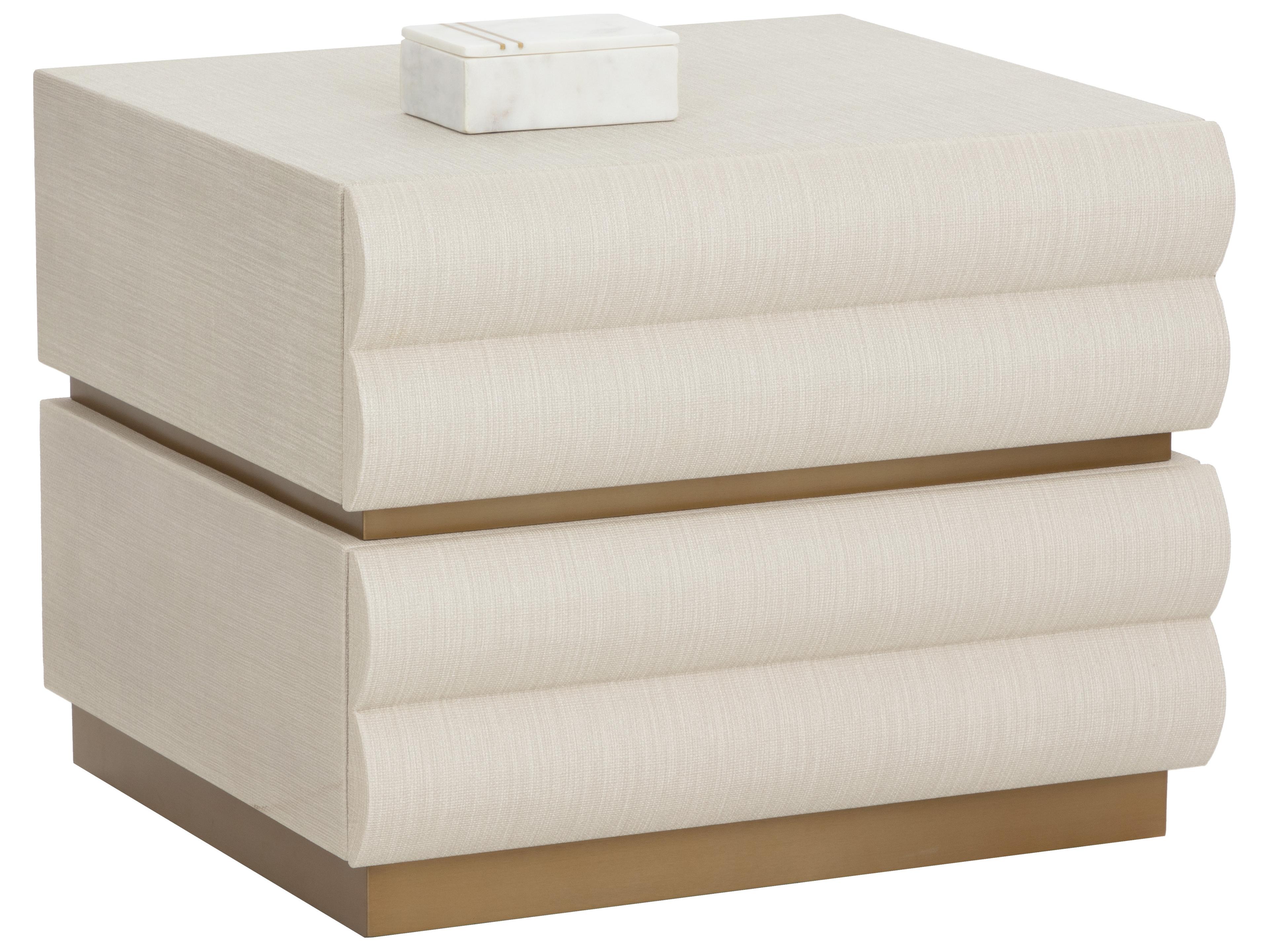 Sunpan Subira Nightstand in Cream