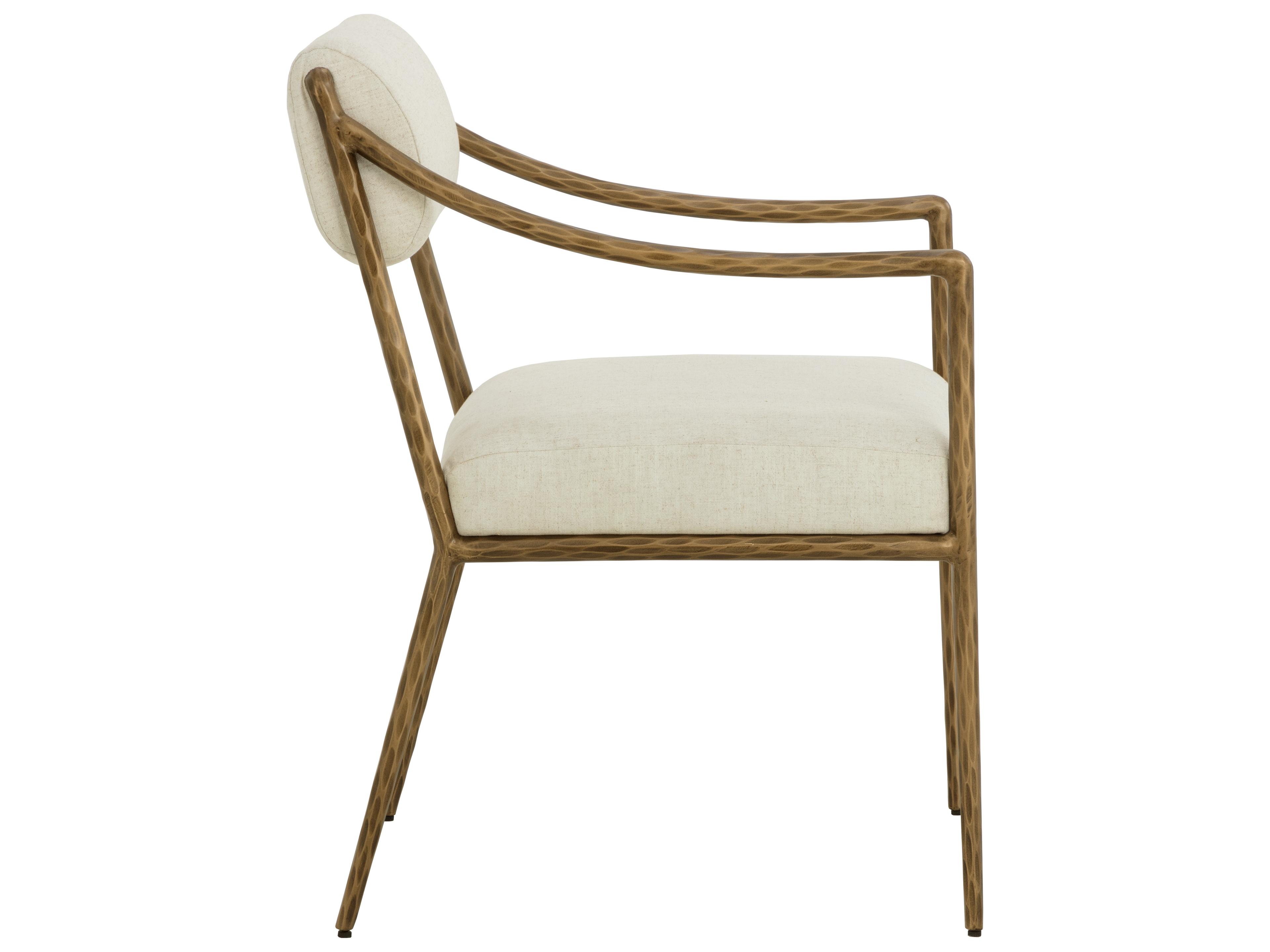Sunpan Leticia Dining Armchair in Geralt Linen