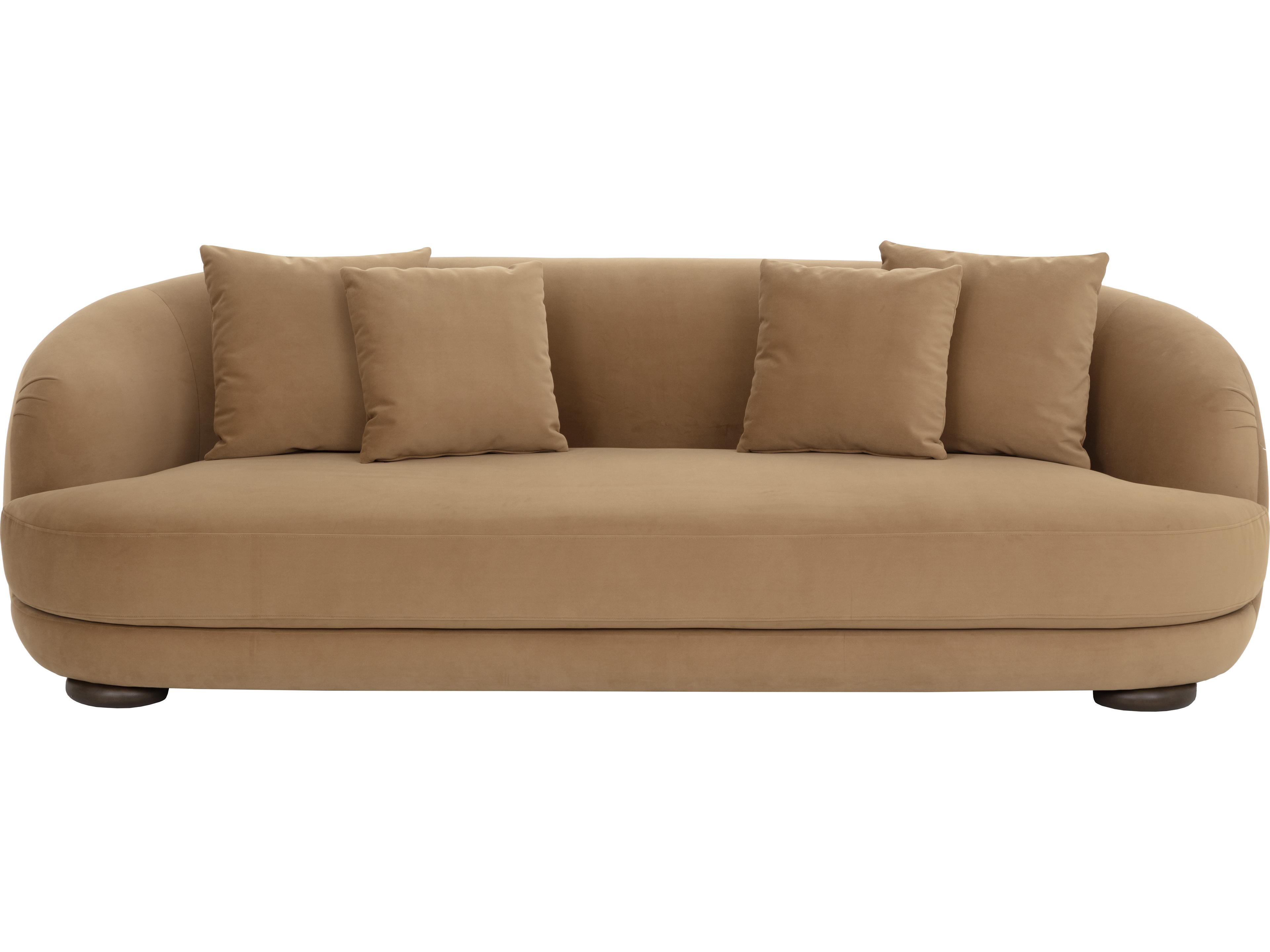 Sunpan Valentina Sofa in Kona Camel