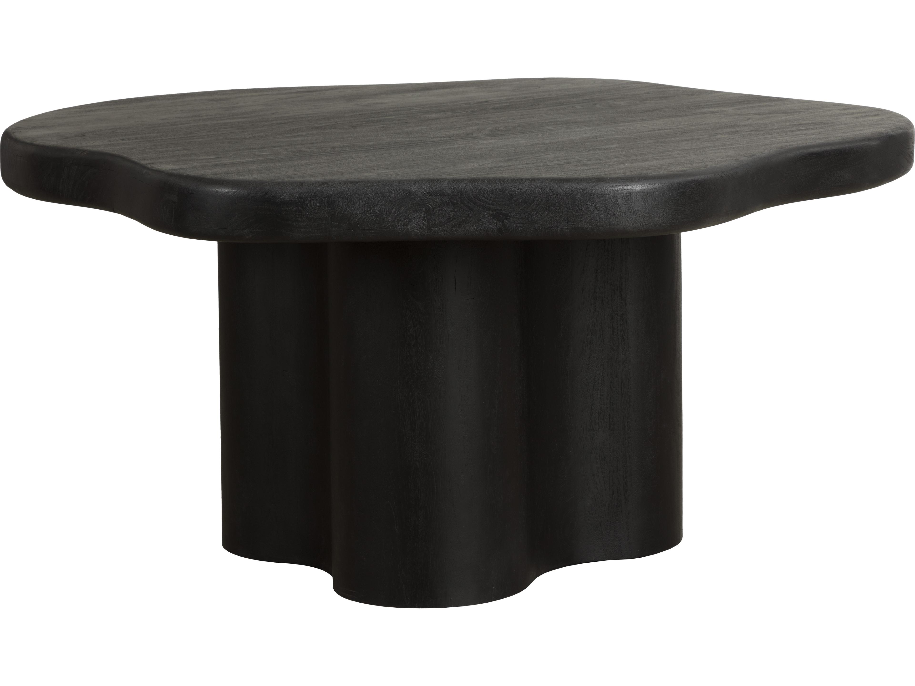 Sunpan Bellona Dining Table in Charcoal Black in 67"