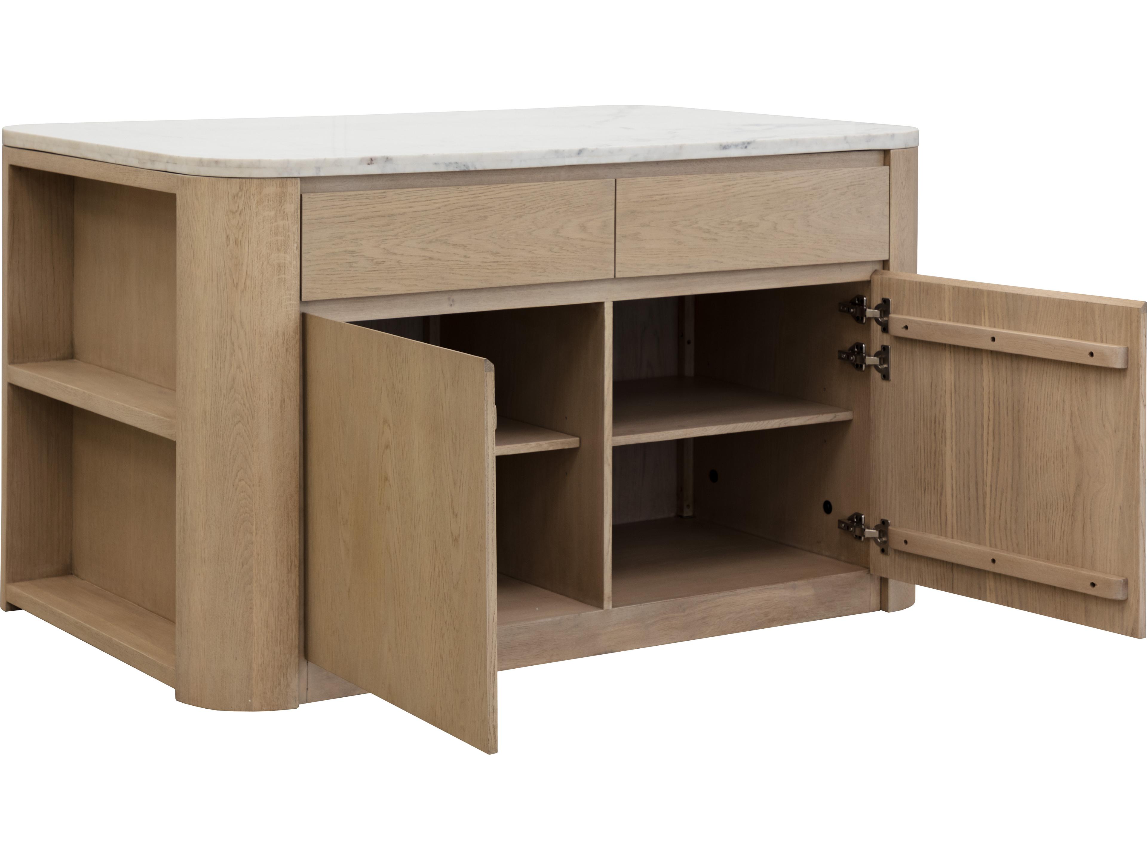 Sunpan Romilly Kitchen Island in 62"