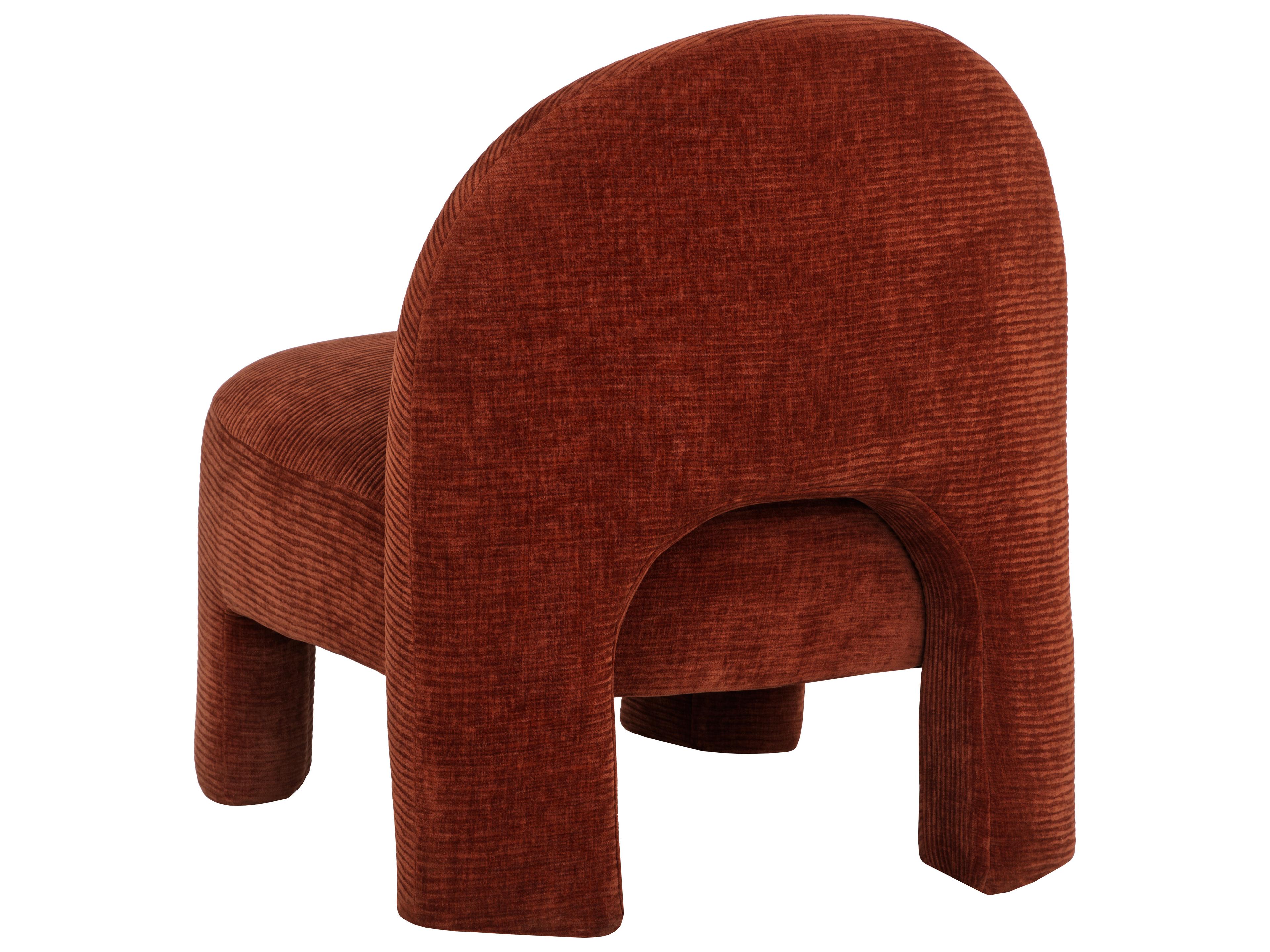 Sunpan Myrtle Lounge Chair in Opera Spice