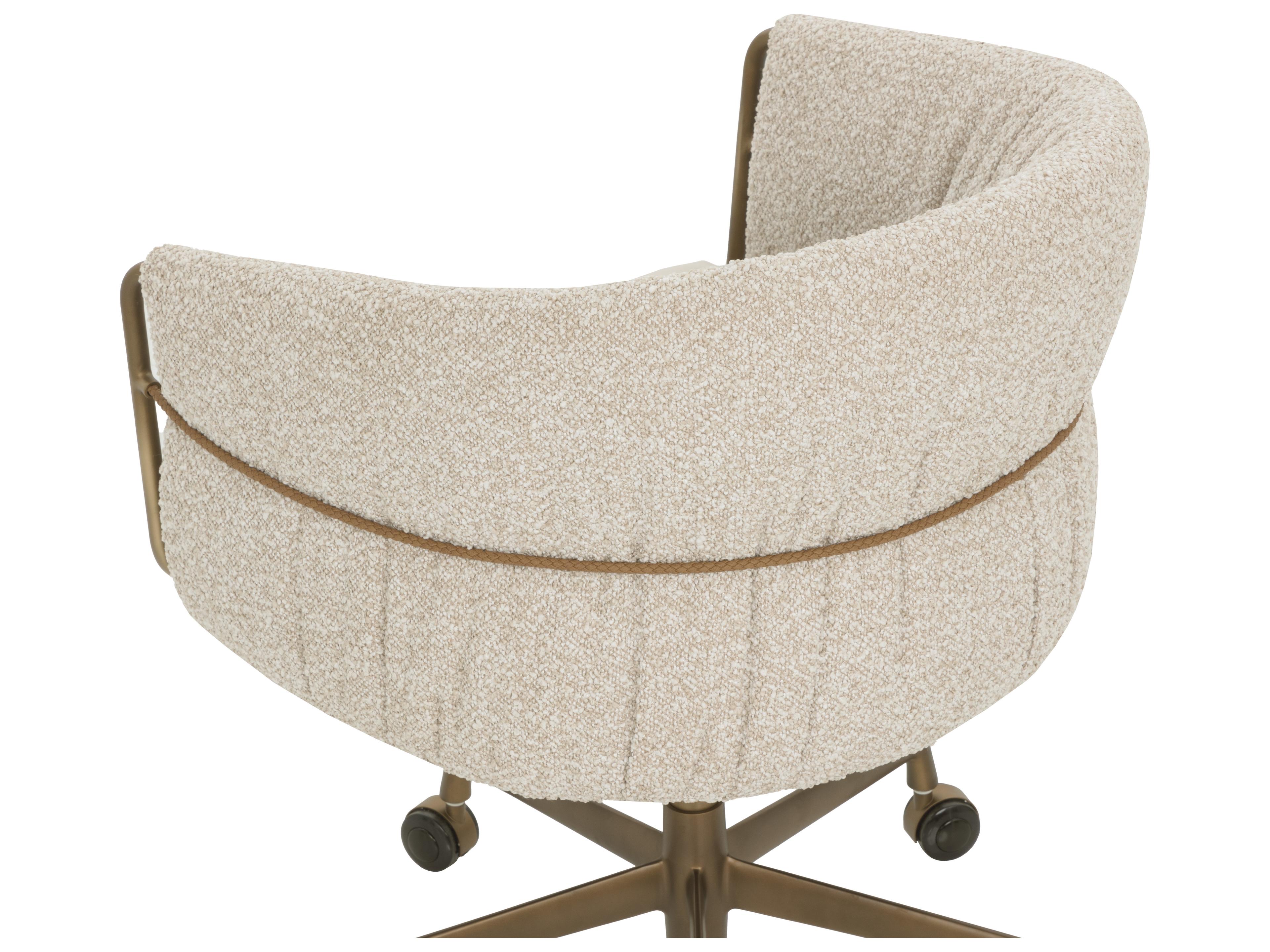 Sunpan Olma Office Chair in Meg Taupe / Santa Cruz Oatmeal
