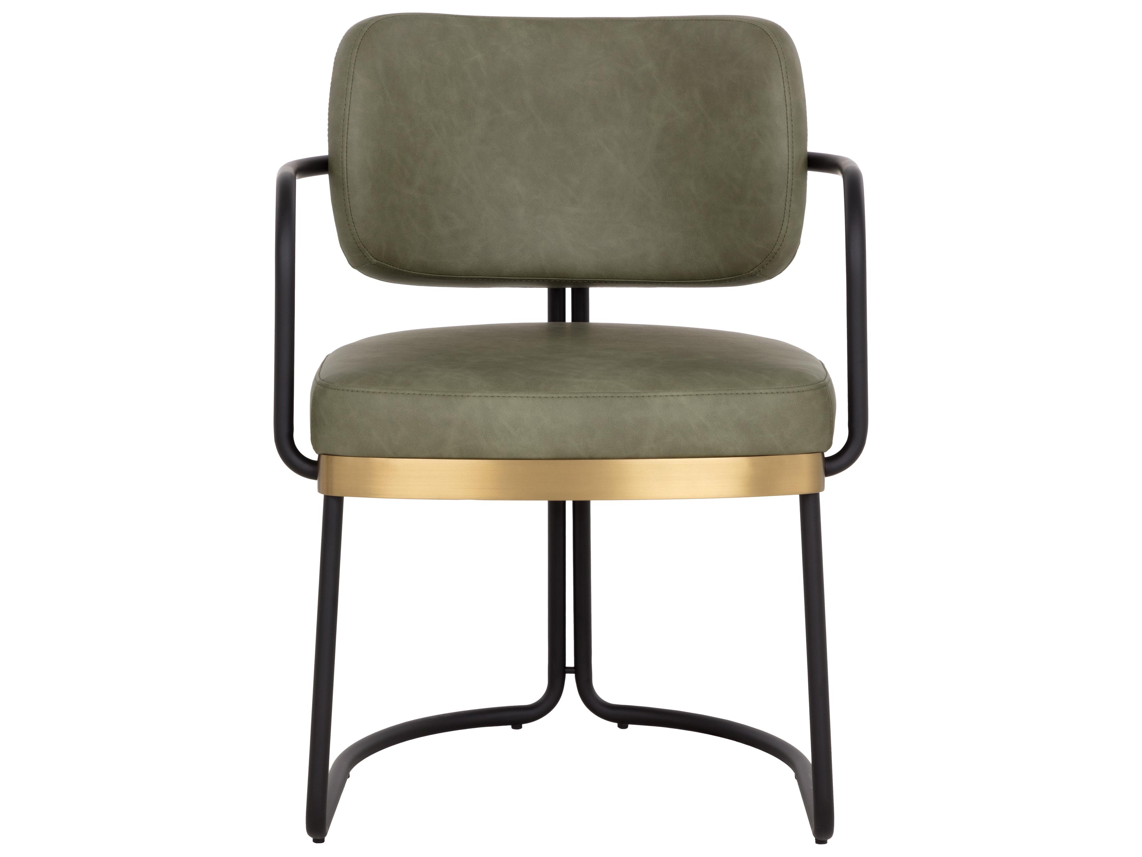 Sunpan Jalen Dining Armchair in Ivanhoe Pine