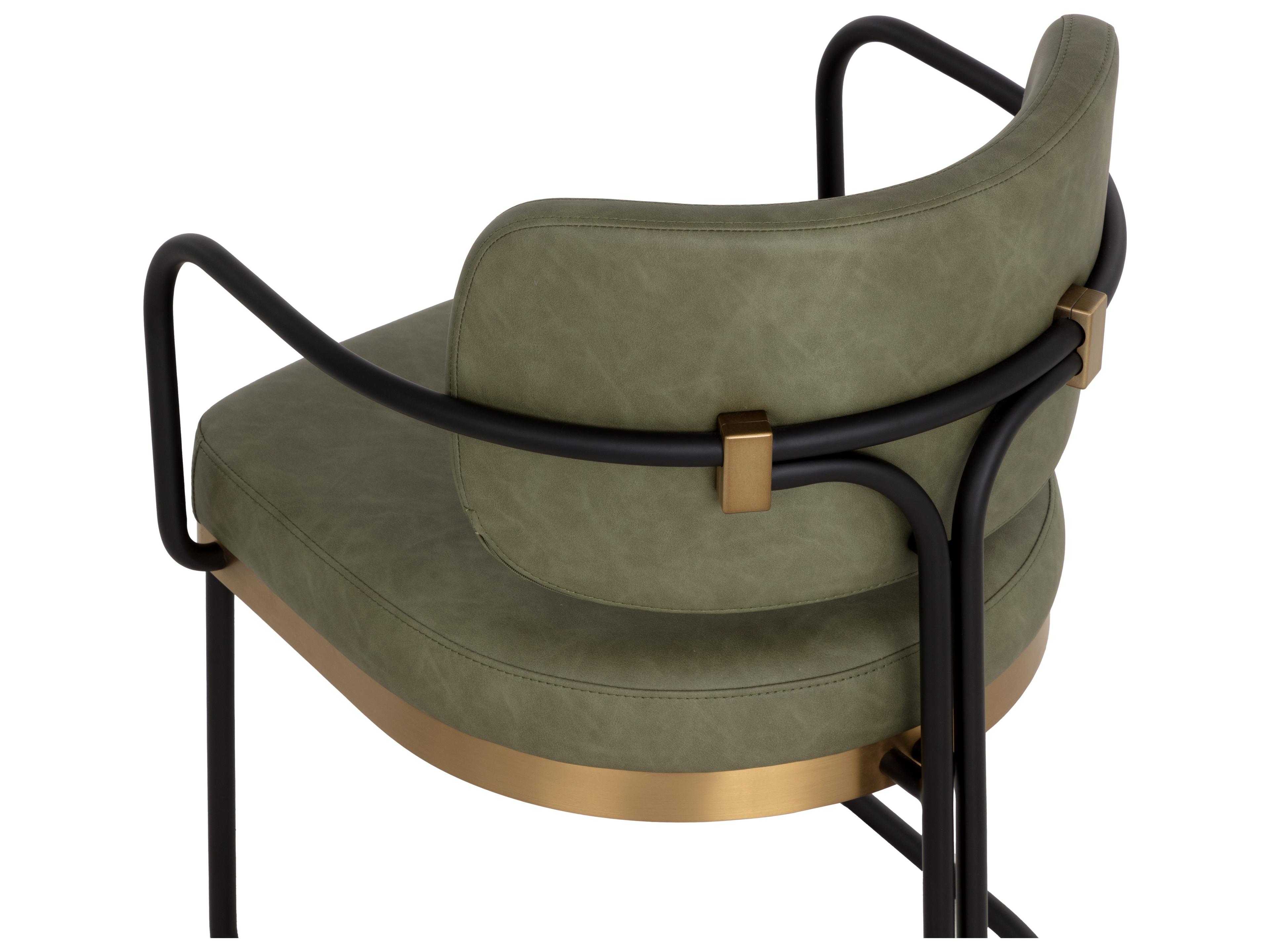 Sunpan Jalen Dining Armchair in Ivanhoe Pine