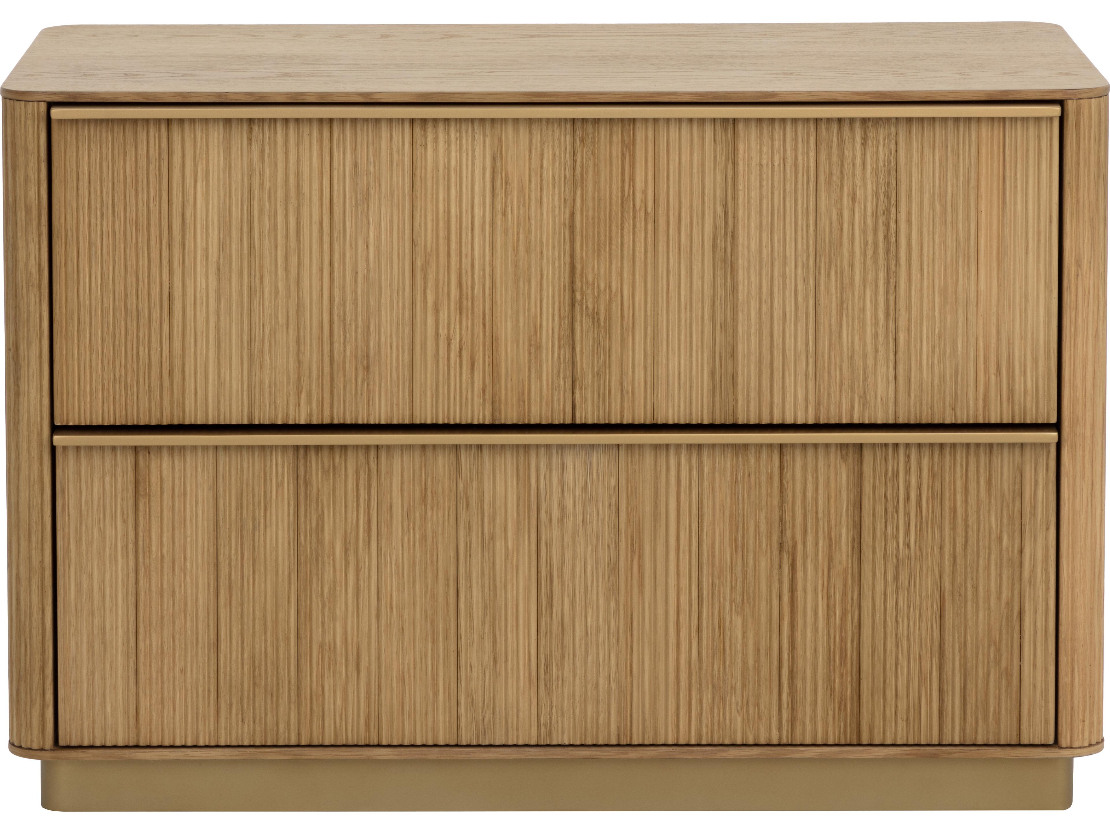 Sunpan Kalla Nightstand in Large in Rustic Oak