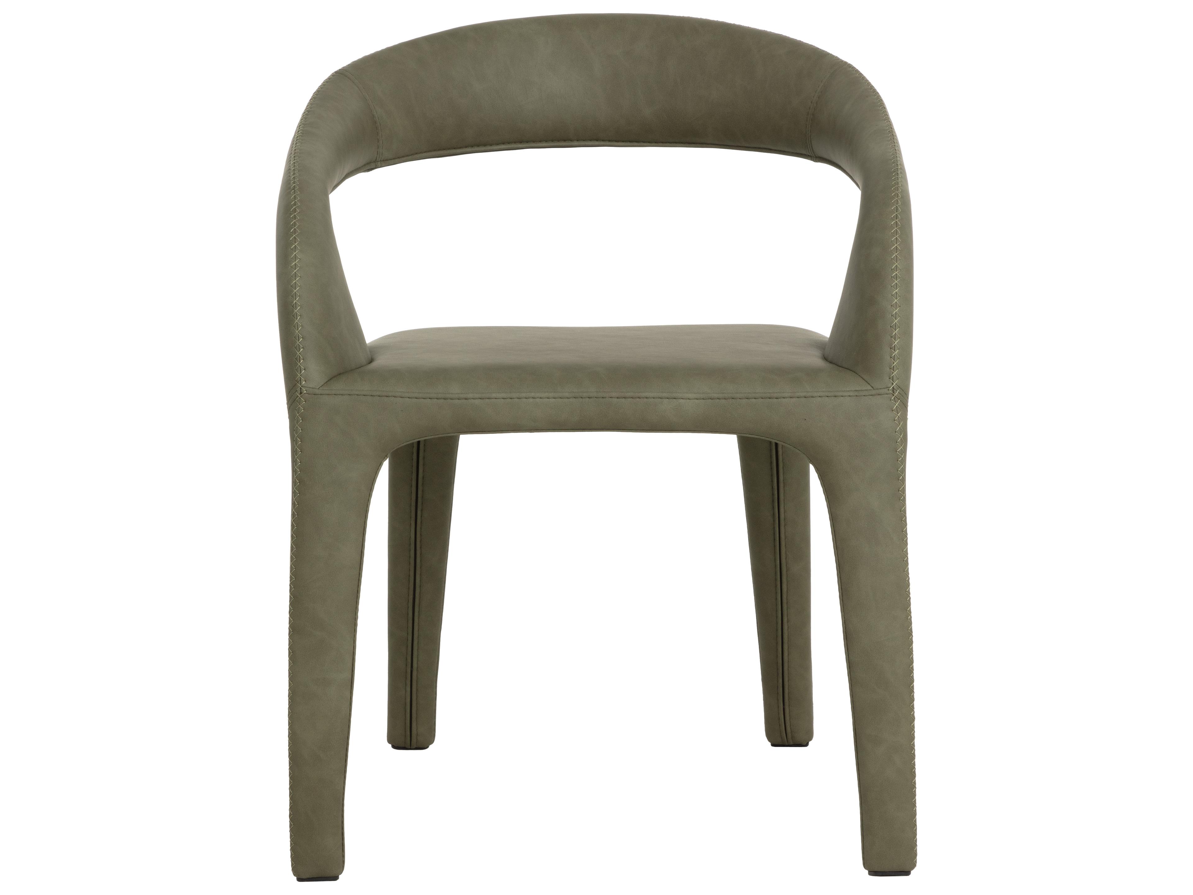 Sunpan Atika Dining Armchair in Ivanhoe Pine