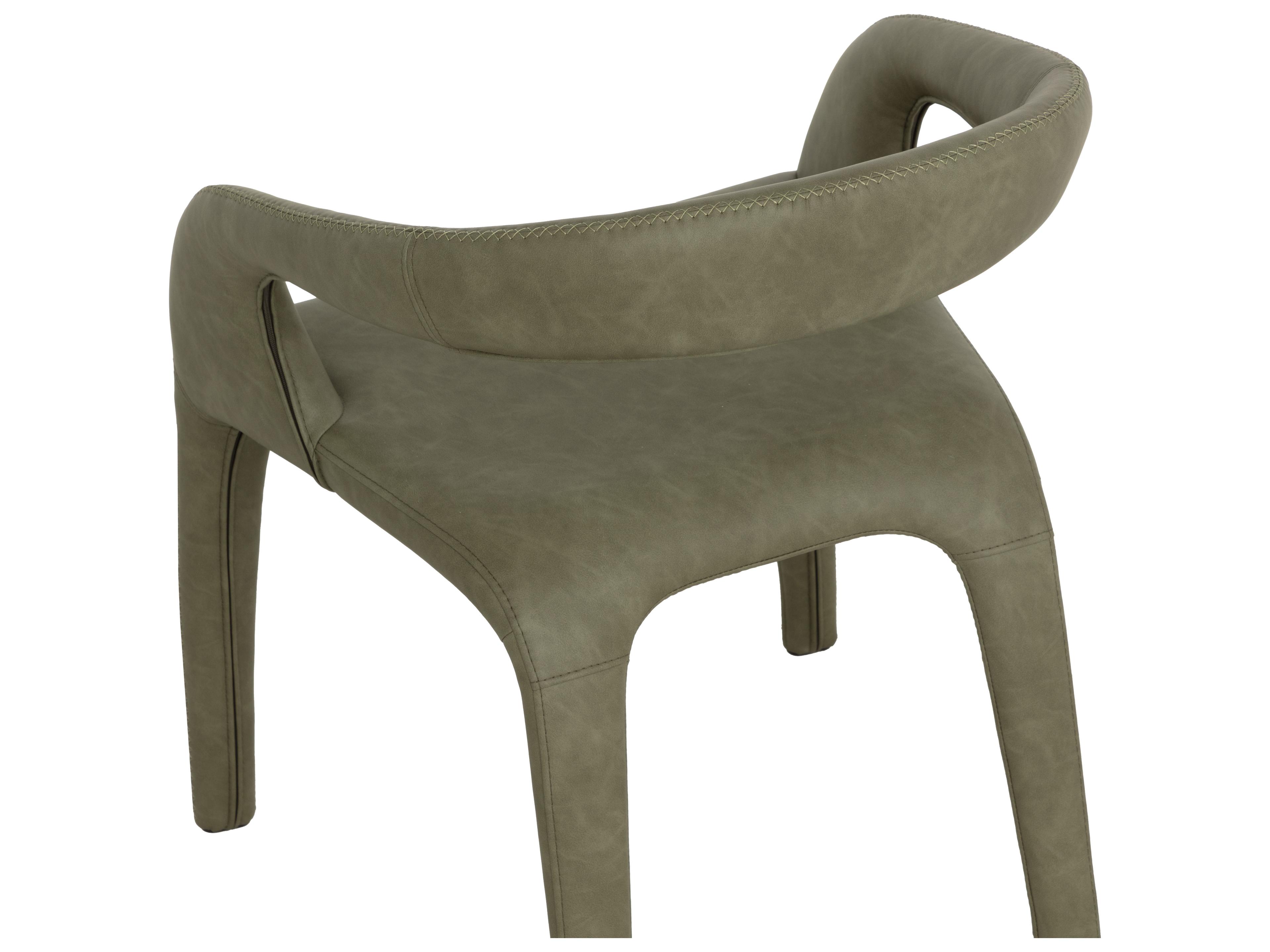 Sunpan Atika Dining Armchair in Ivanhoe Pine