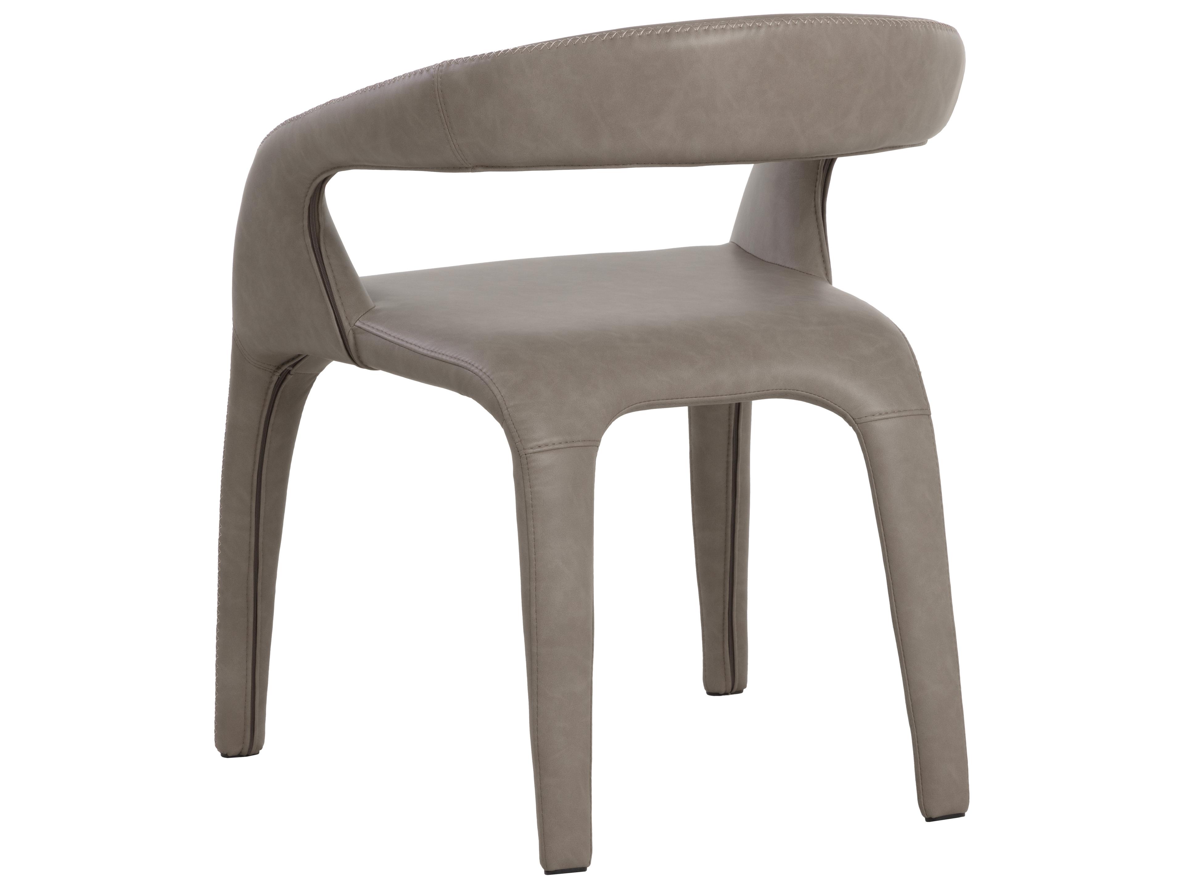 Sunpan Atika Dining Armchair in Ivanhoe Mineral