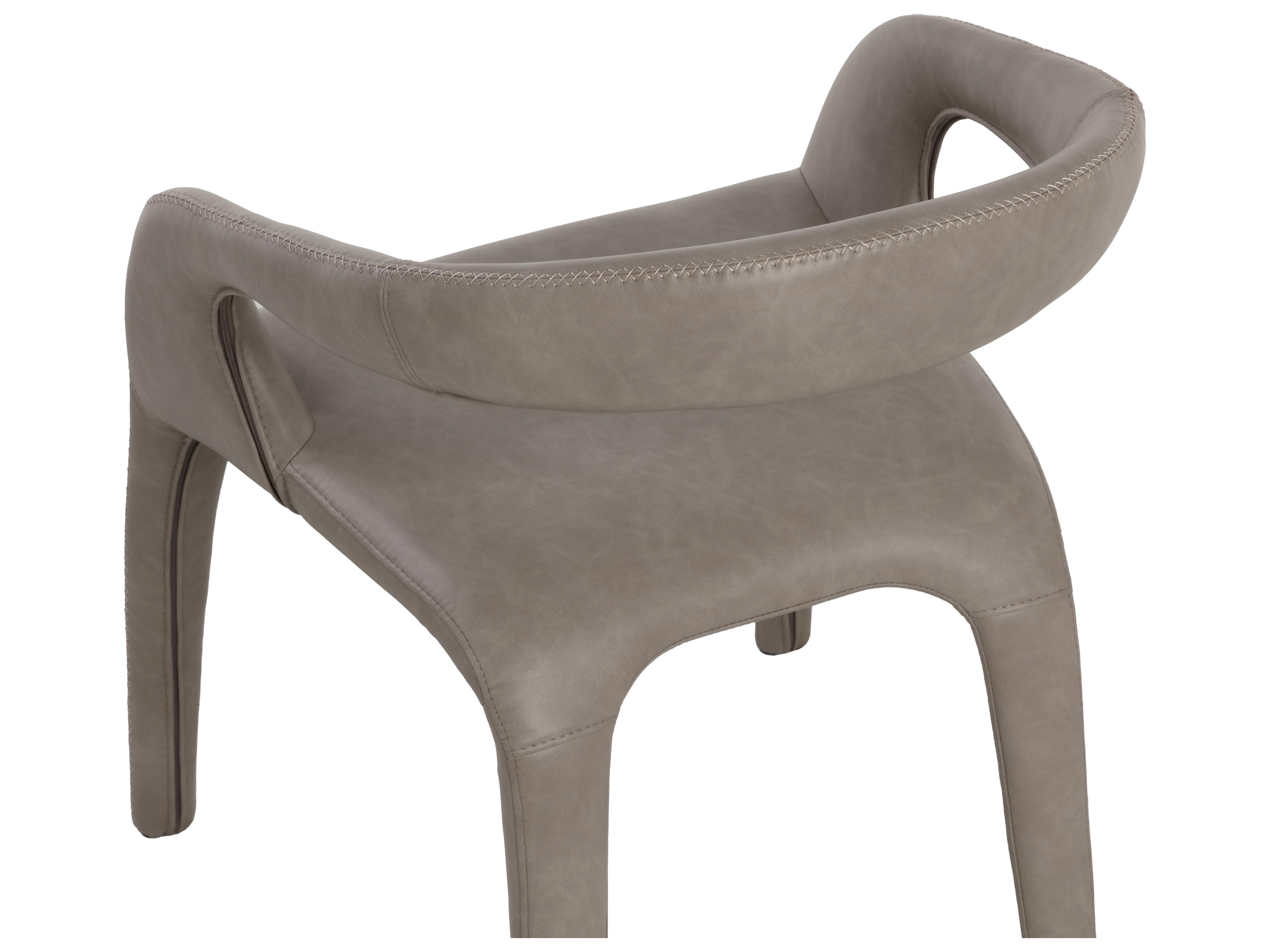 Sunpan Atika Dining Armchair in Ivanhoe Mineral