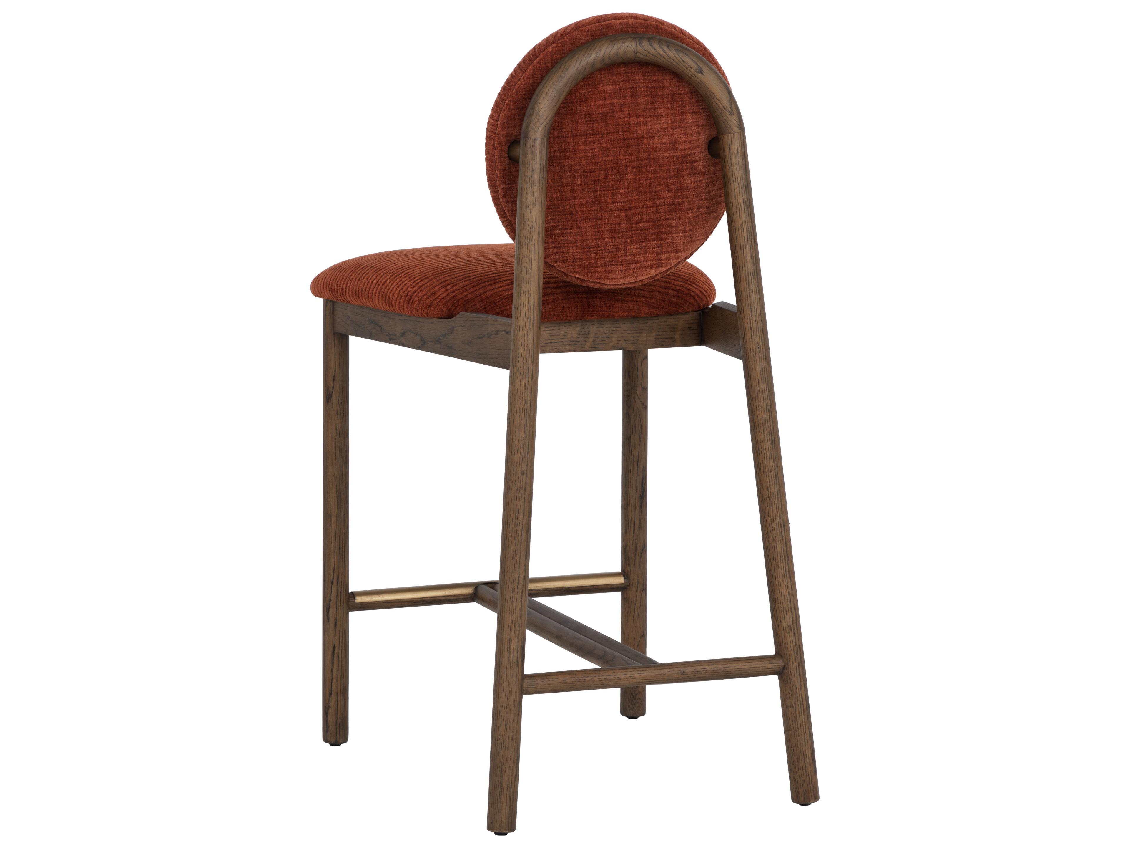 Sunpan Orabell Counter Stool in Opera Spice