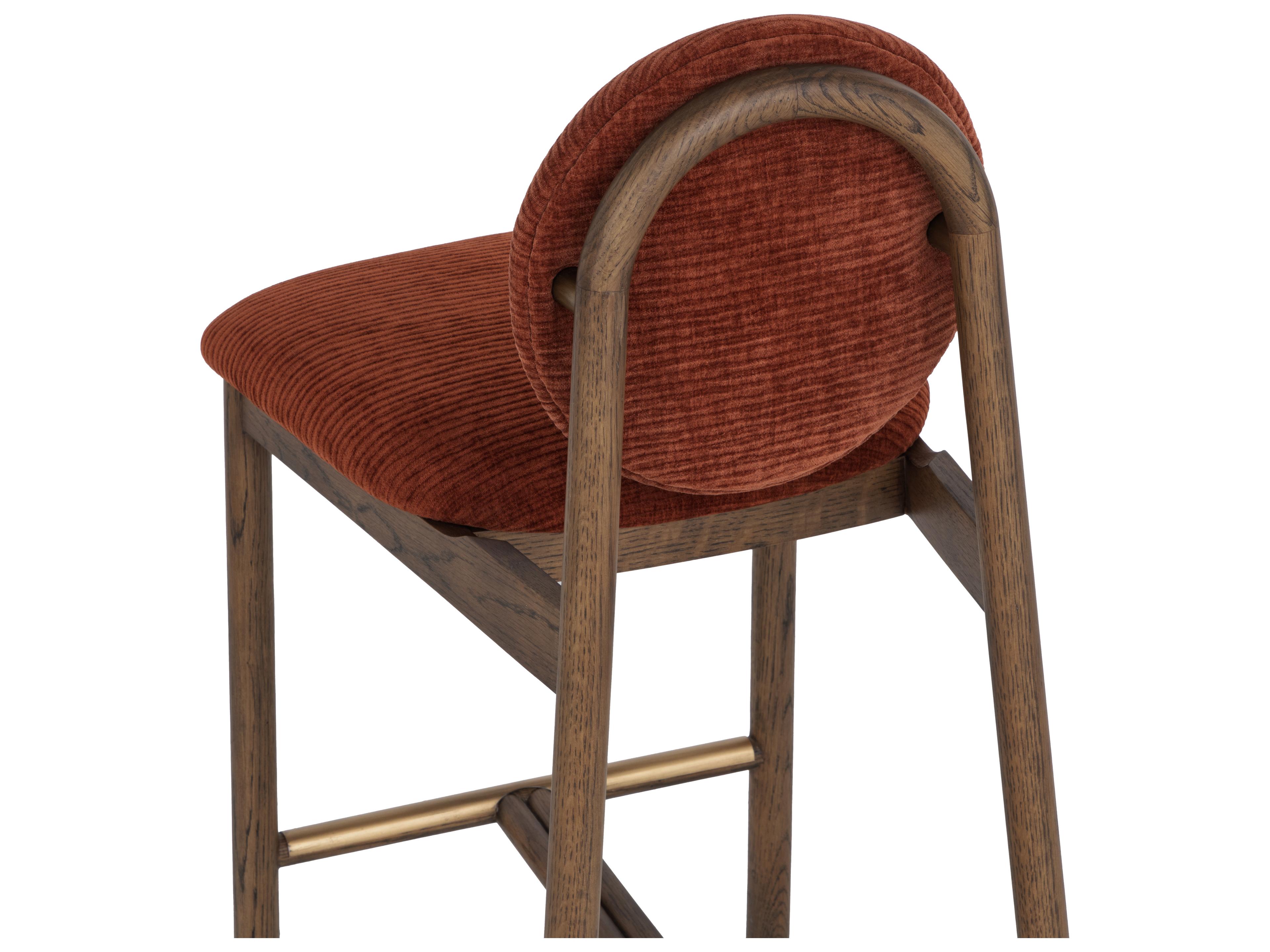 Sunpan Orabell Counter Stool in Opera Spice