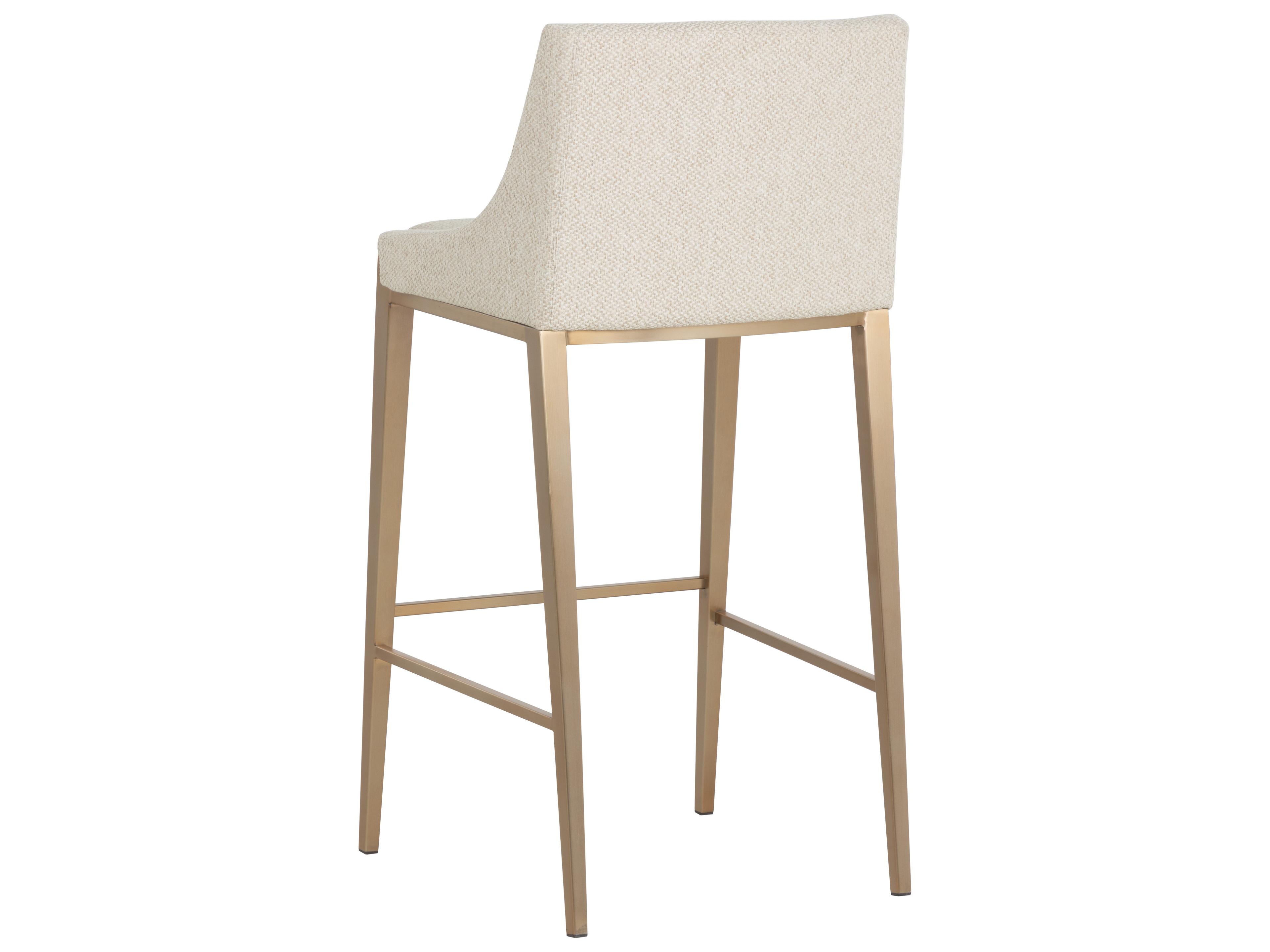 Sunpan Dionne Barstool in Monument Oatmeal
