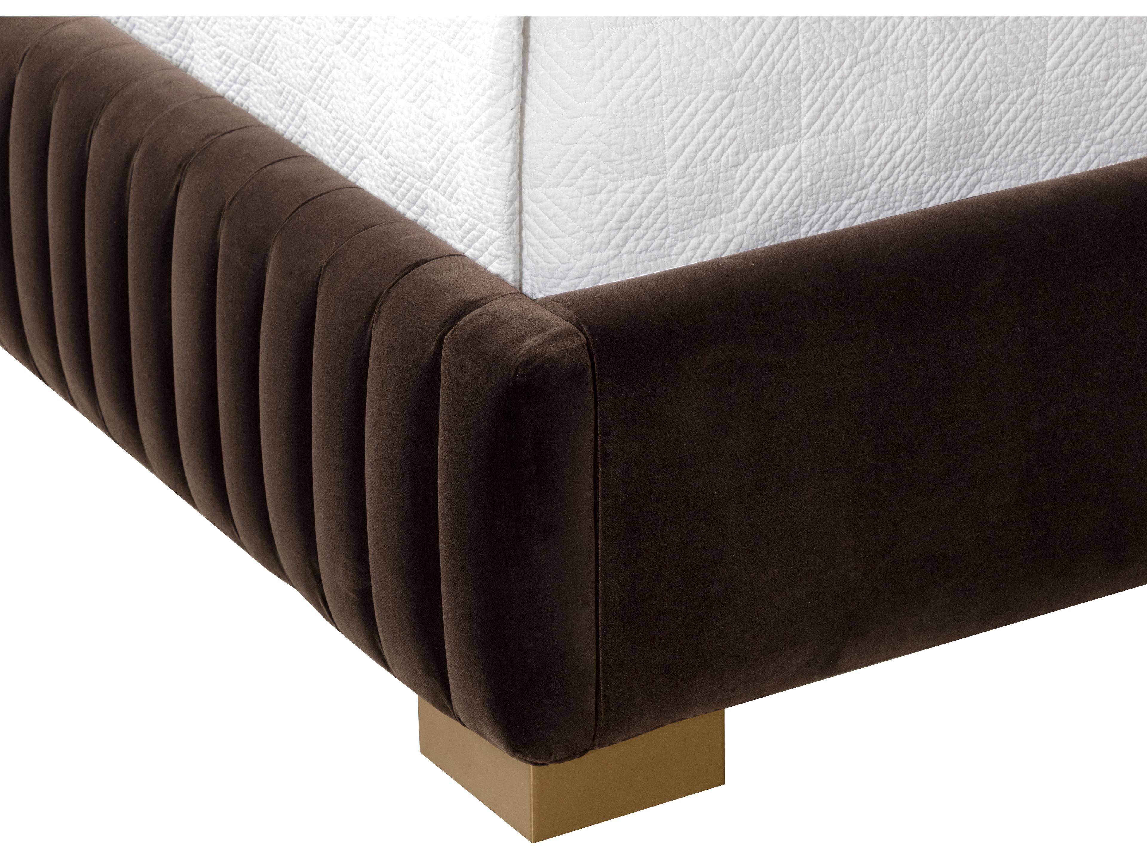 Sunpan Tarrant Bed in King in Diamond Mink