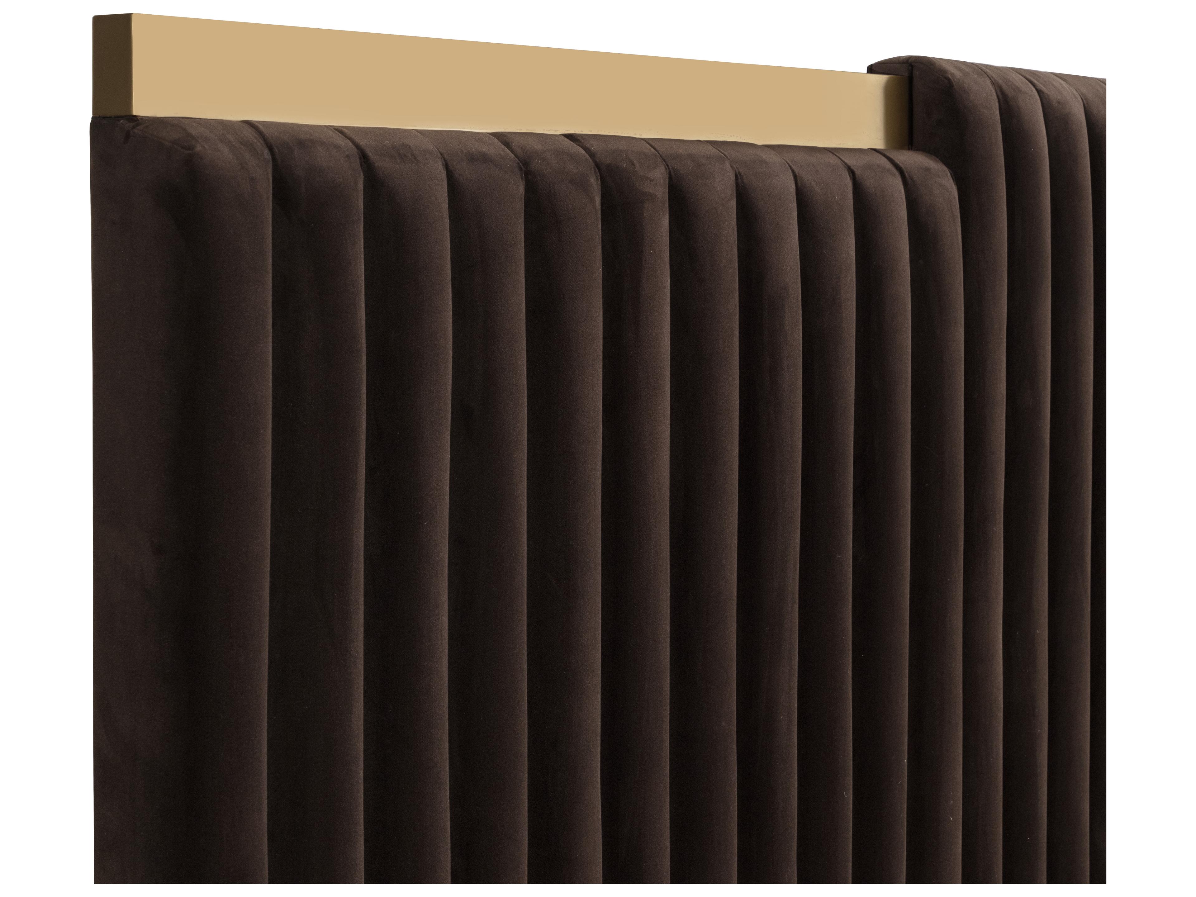 Sunpan Tarrant Bed in King in Diamond Mink