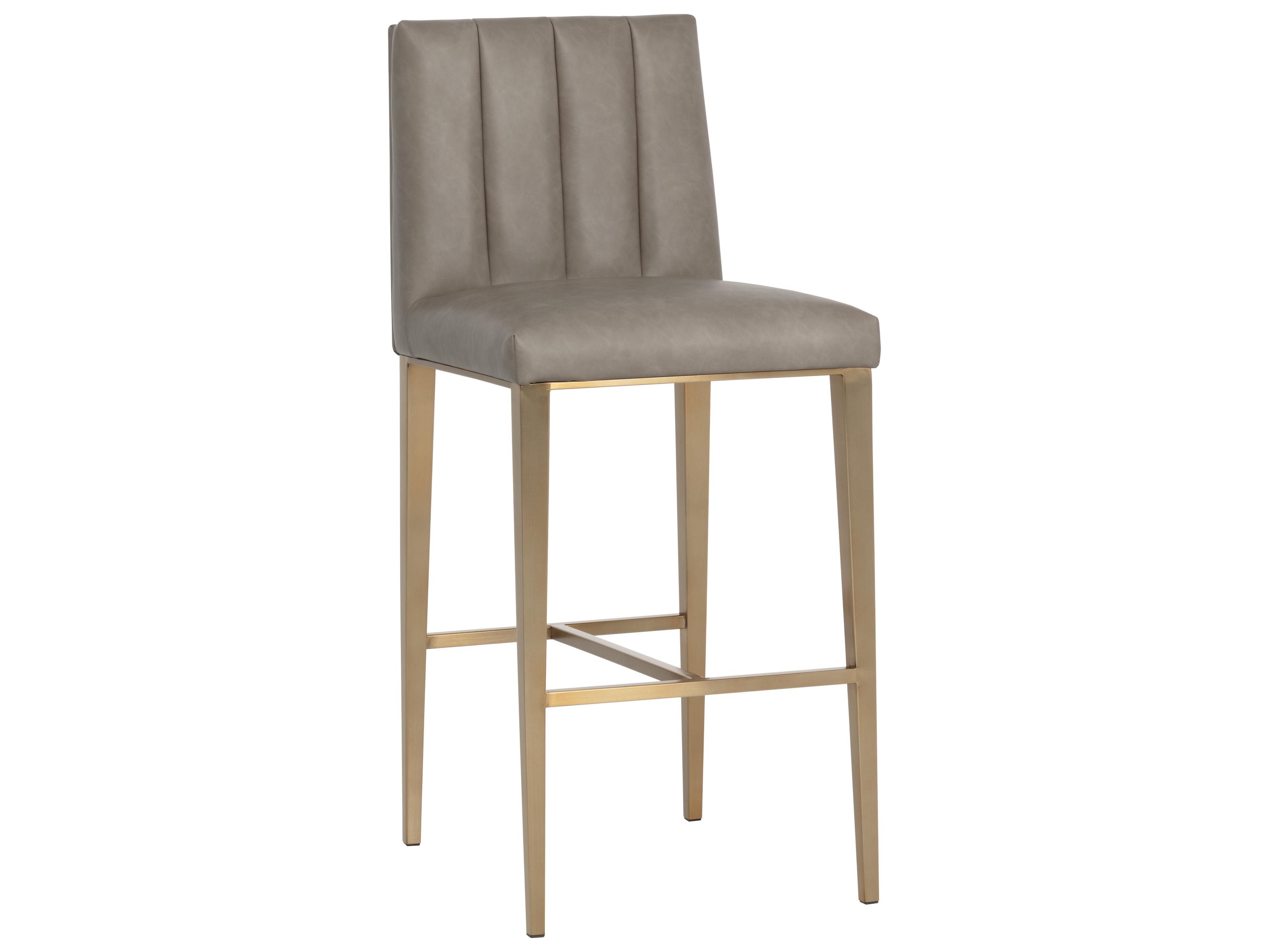 Sunpan Wilbur Barstool in Ivanhoe Mineral