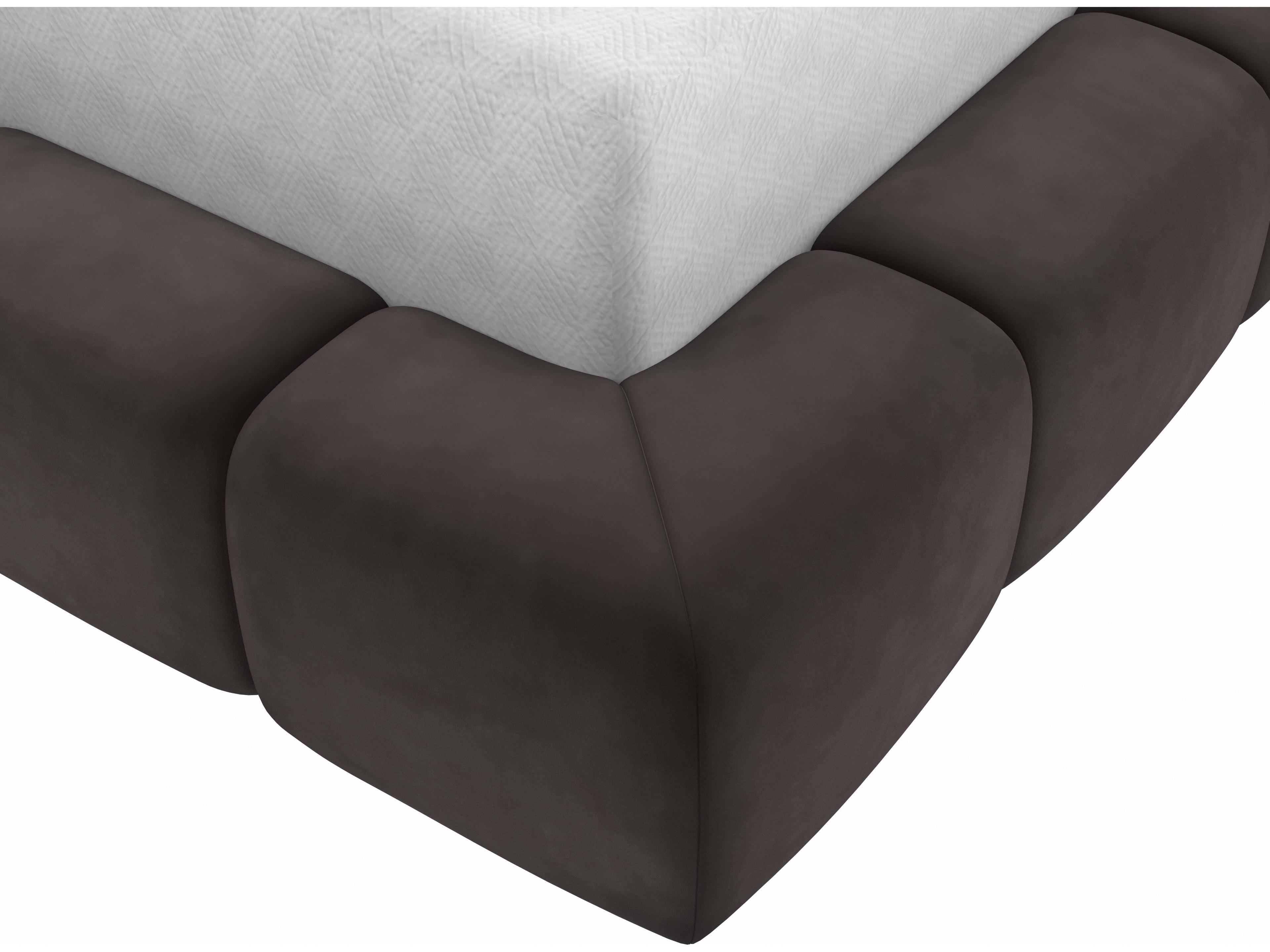 Sunpan Olena Bed in King in Meg Ash