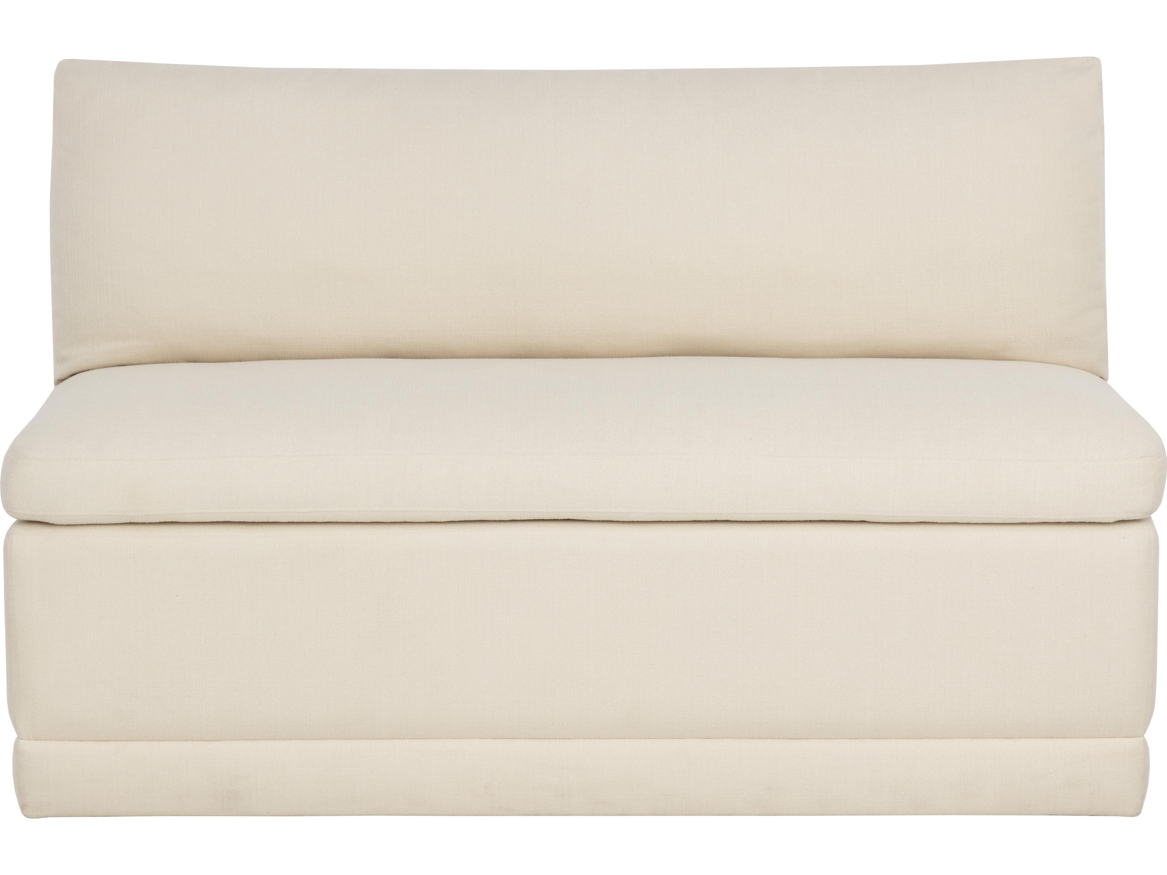 Sunpan Donatella Banquette in Zenith Alabaster