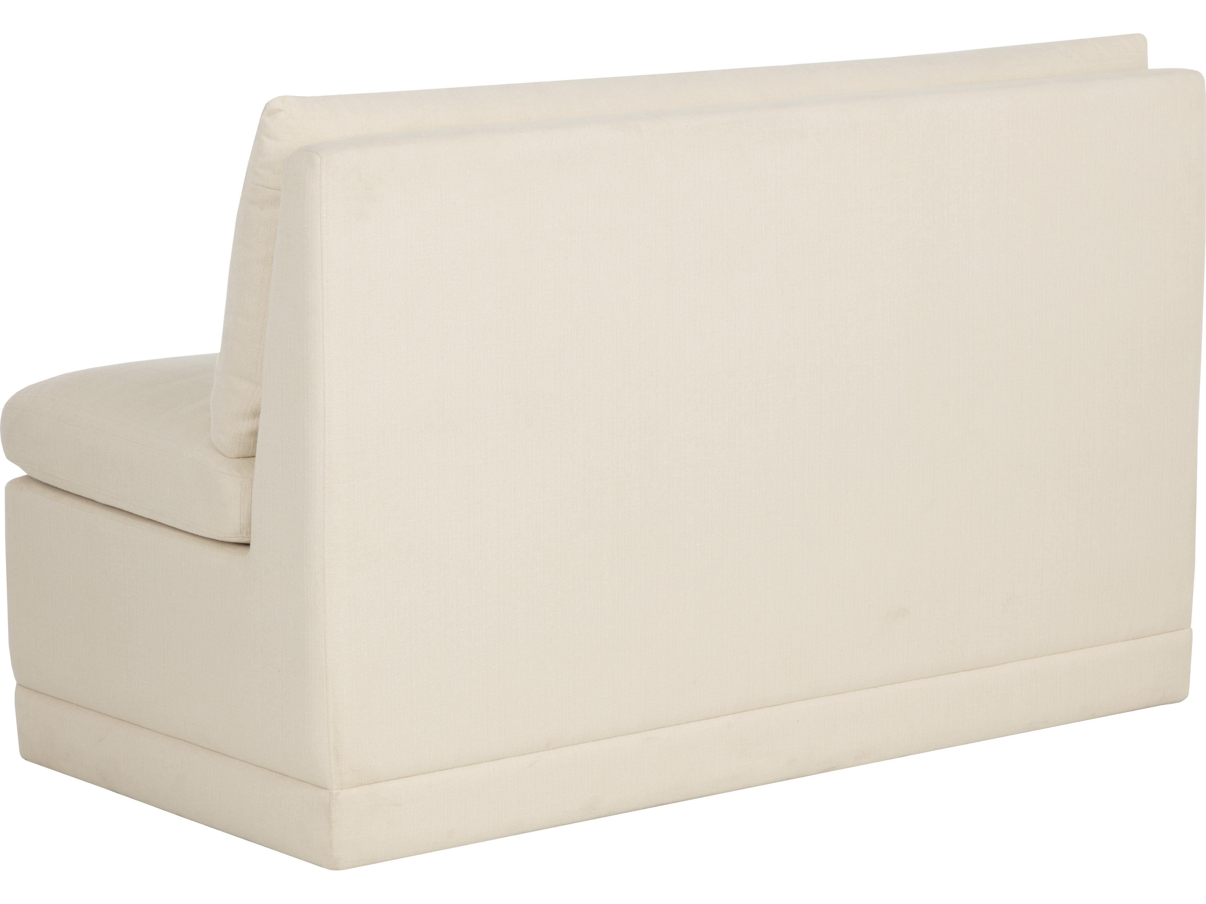 Sunpan Donatella Banquette in Zenith Alabaster