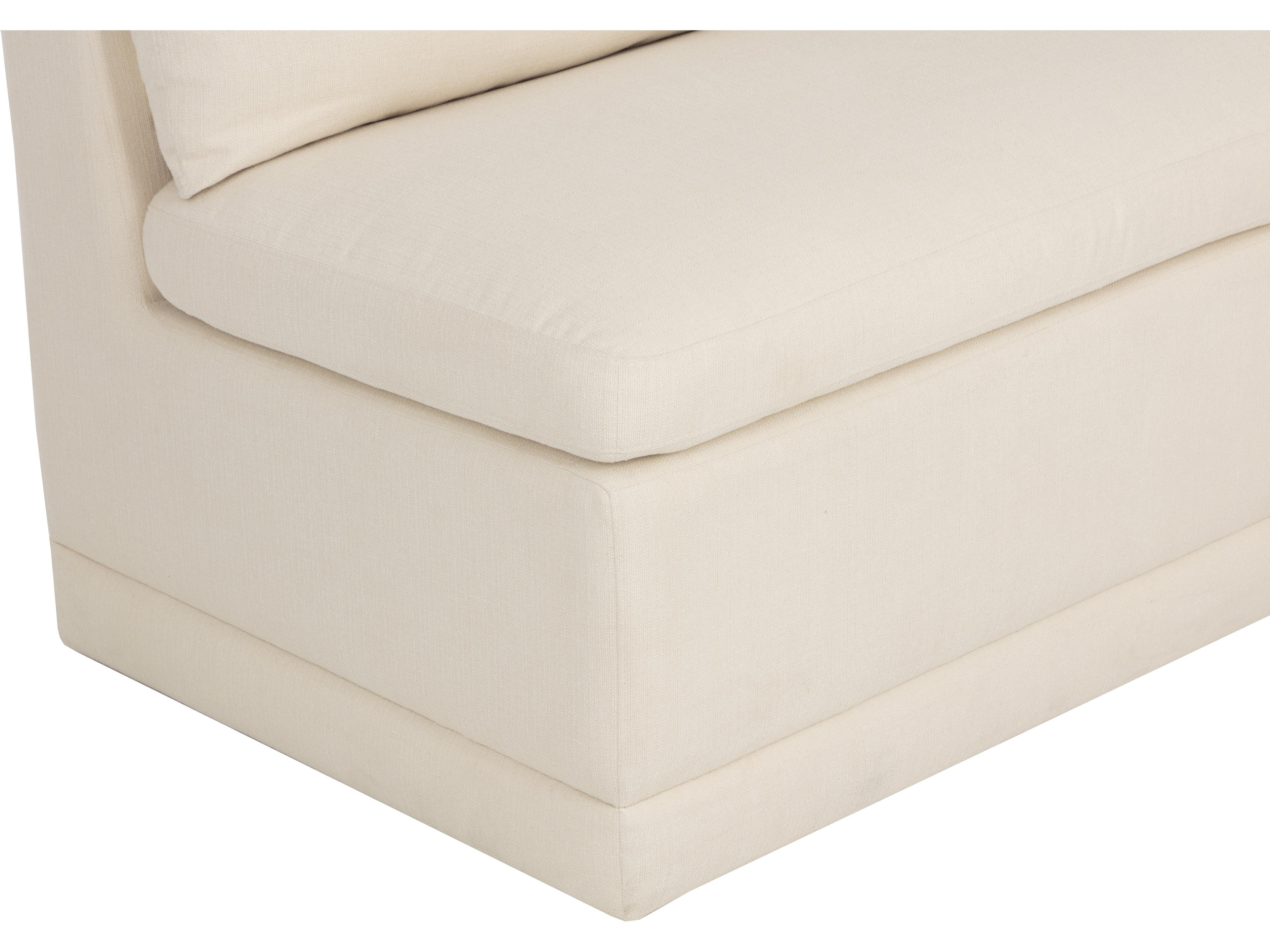 Sunpan Donatella Banquette in Zenith Alabaster