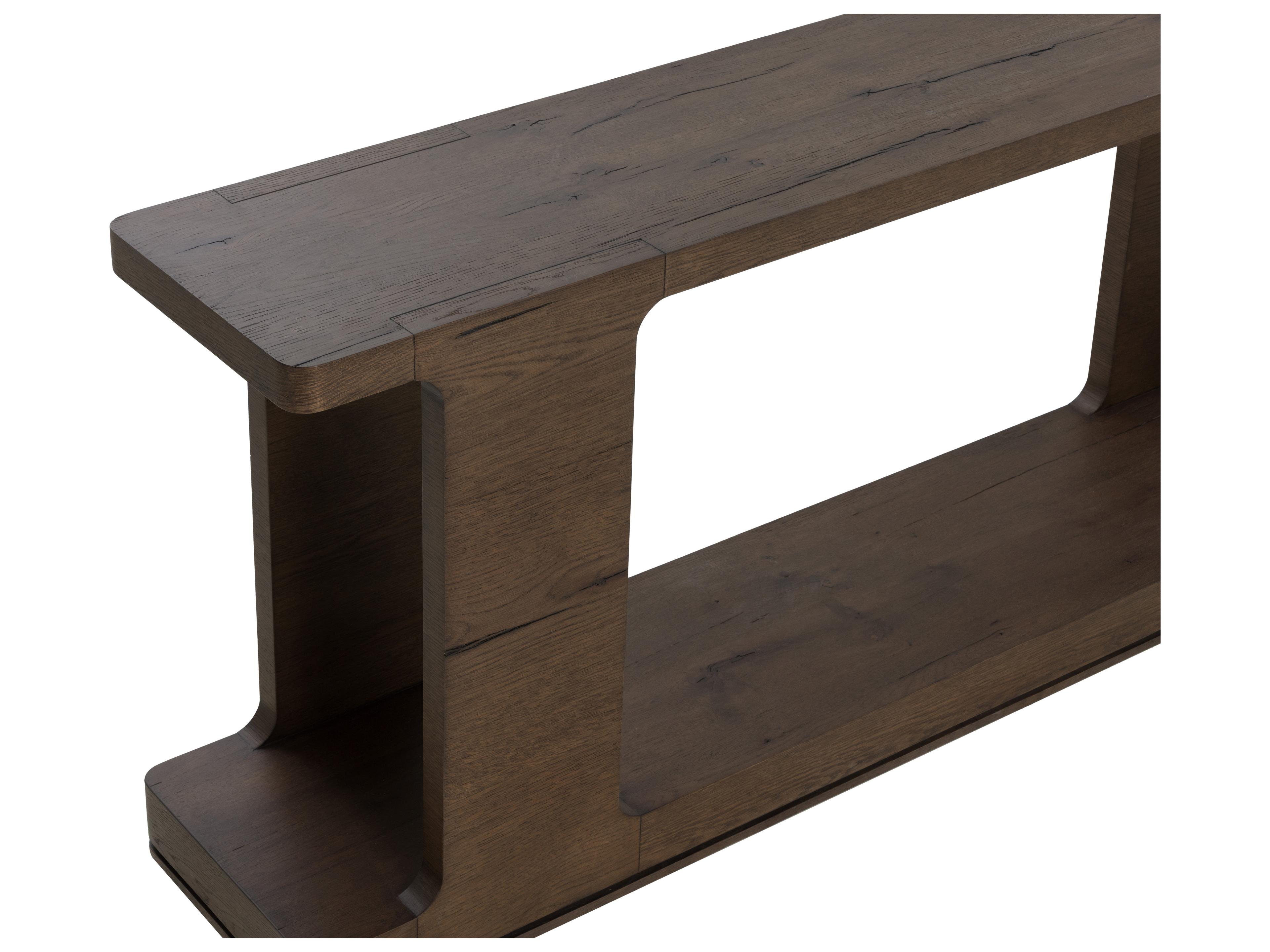 Sunpan Hercules Console Table in Aged Brown