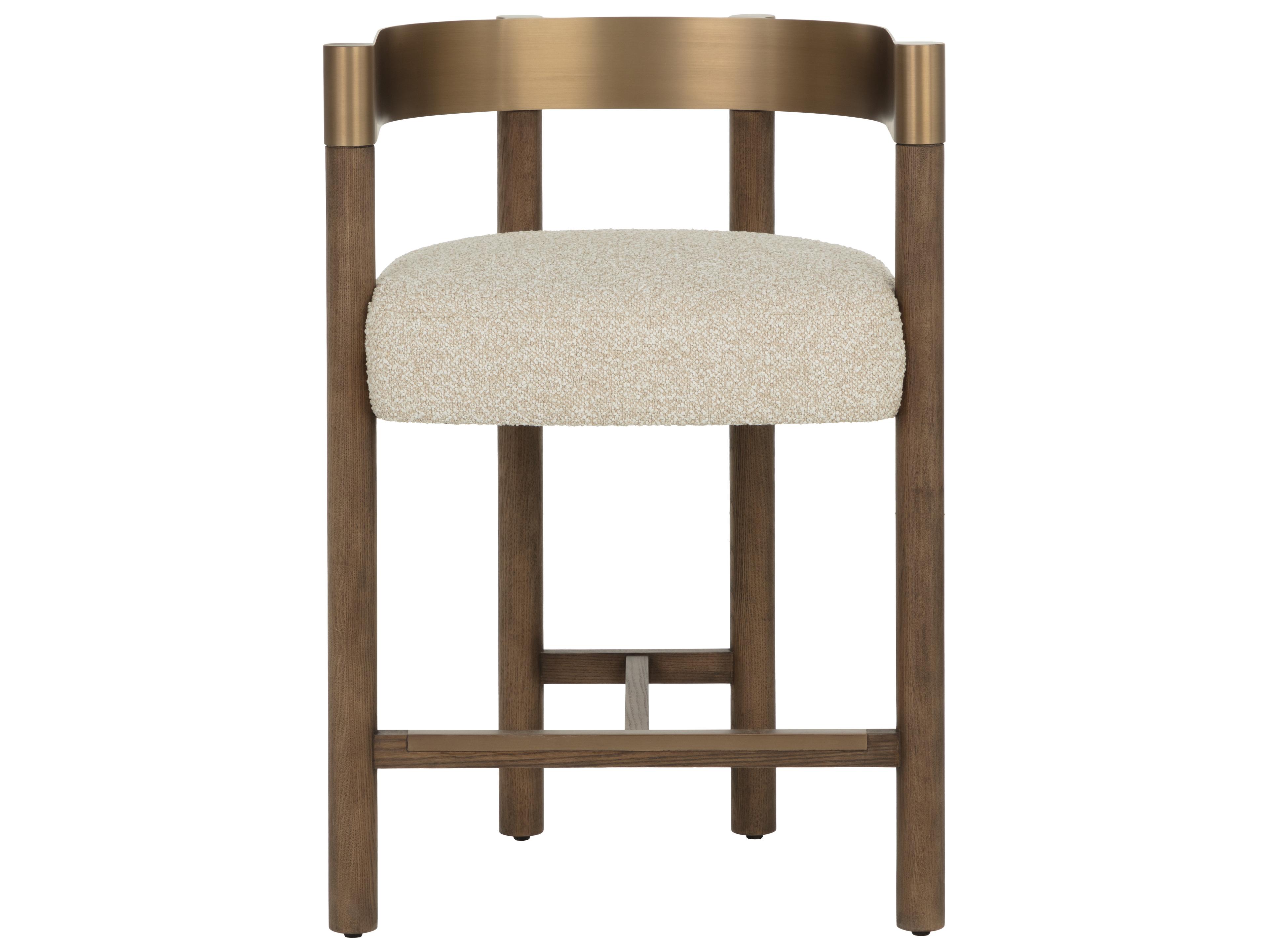 Sunpan Manolo Counter Stool in Santa Cruz Oatmeal