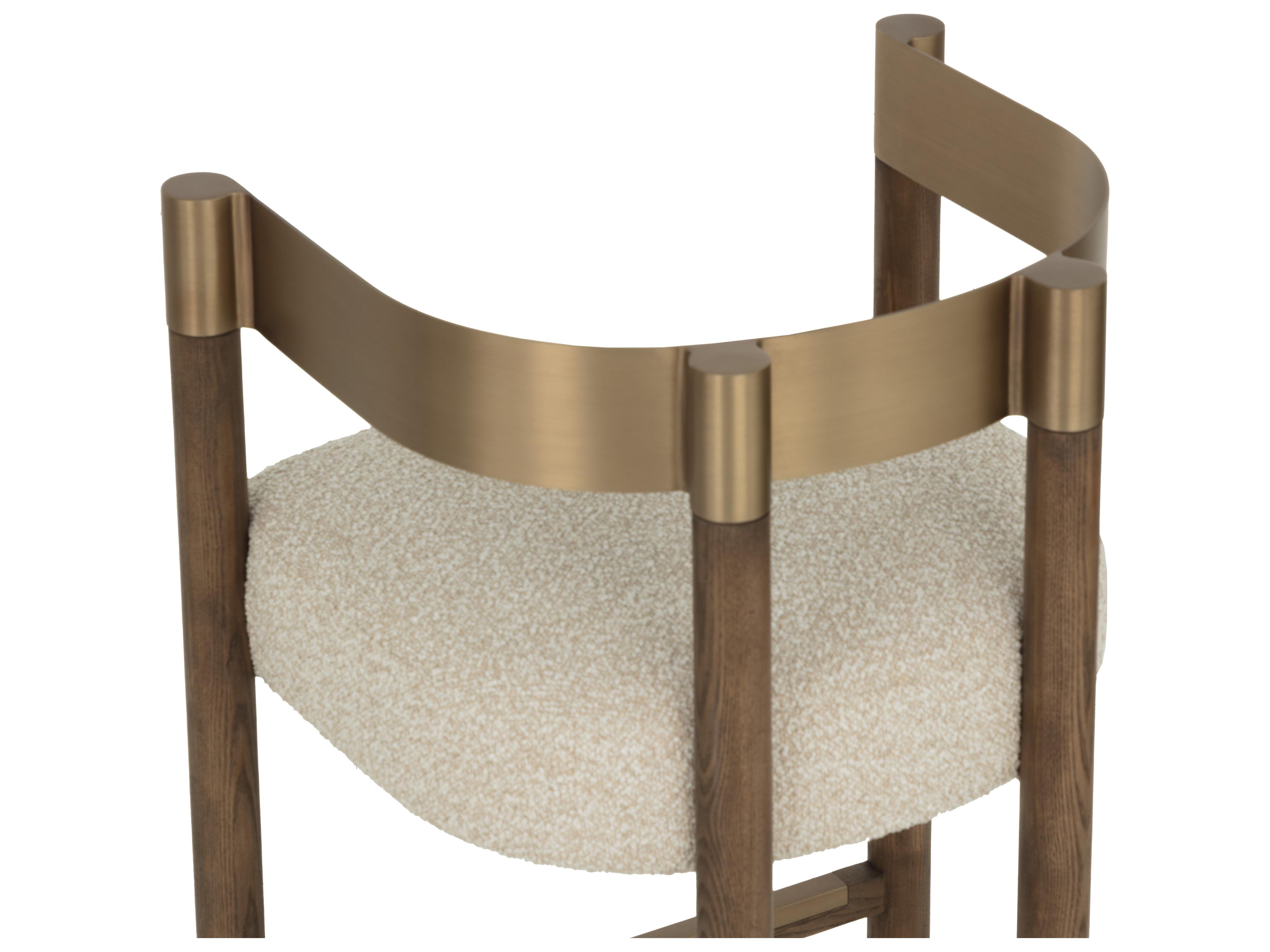 Sunpan Manolo Counter Stool in Santa Cruz Oatmeal