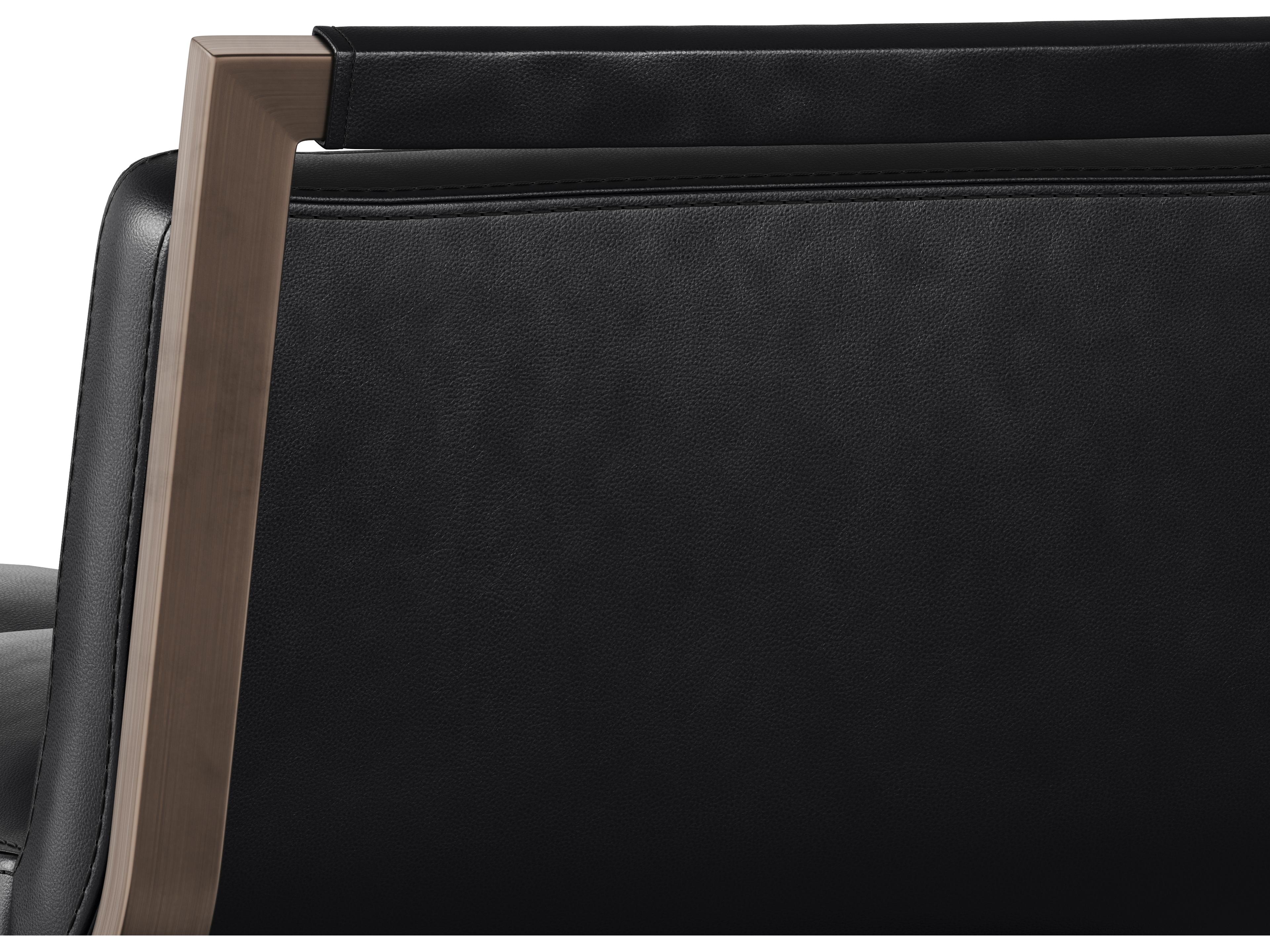 Sunpan Arizona Swivel Barstool in Bravo Black