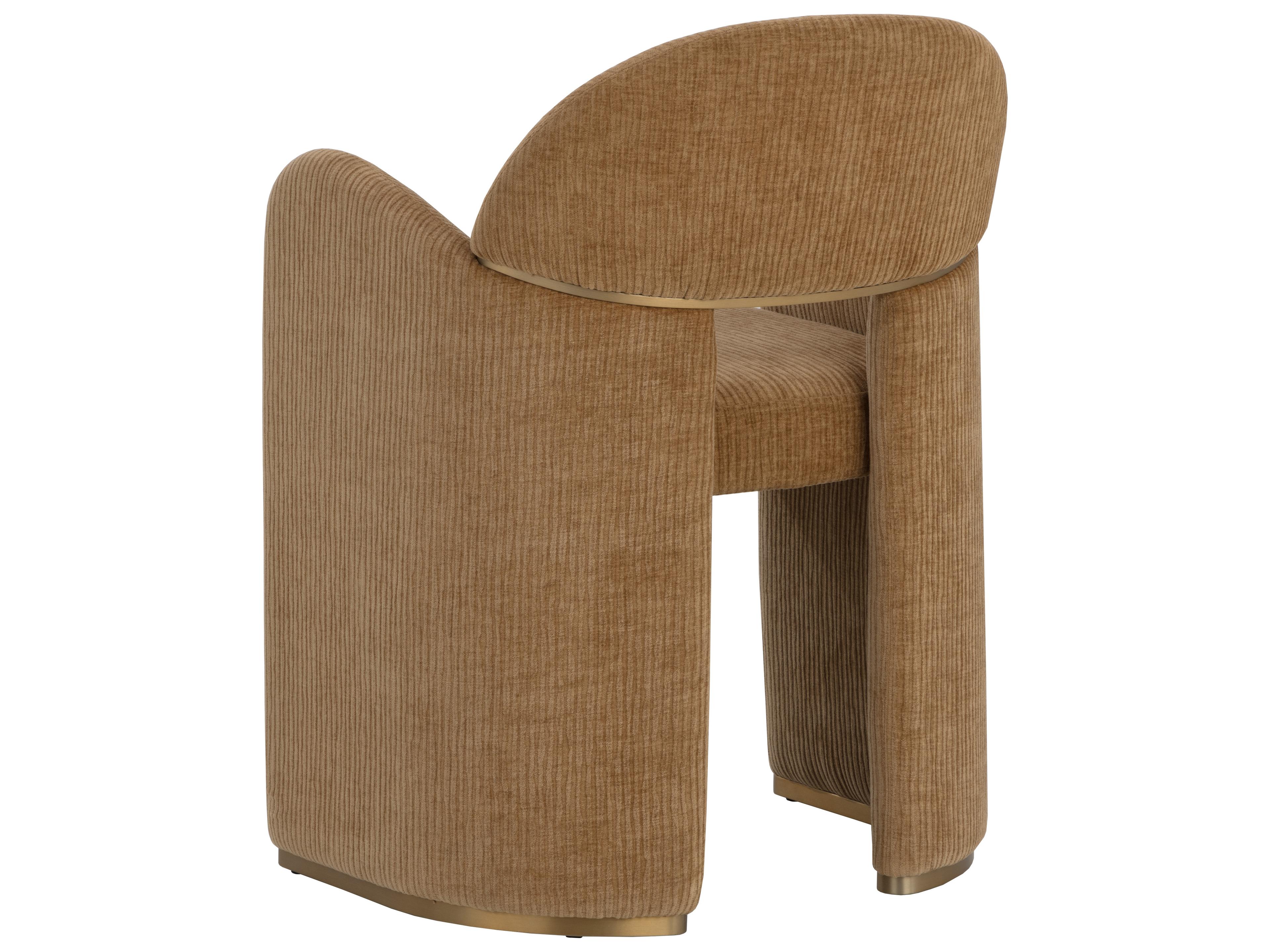 Sunpan Snowden Dining Armchair in Opera Butterscotch