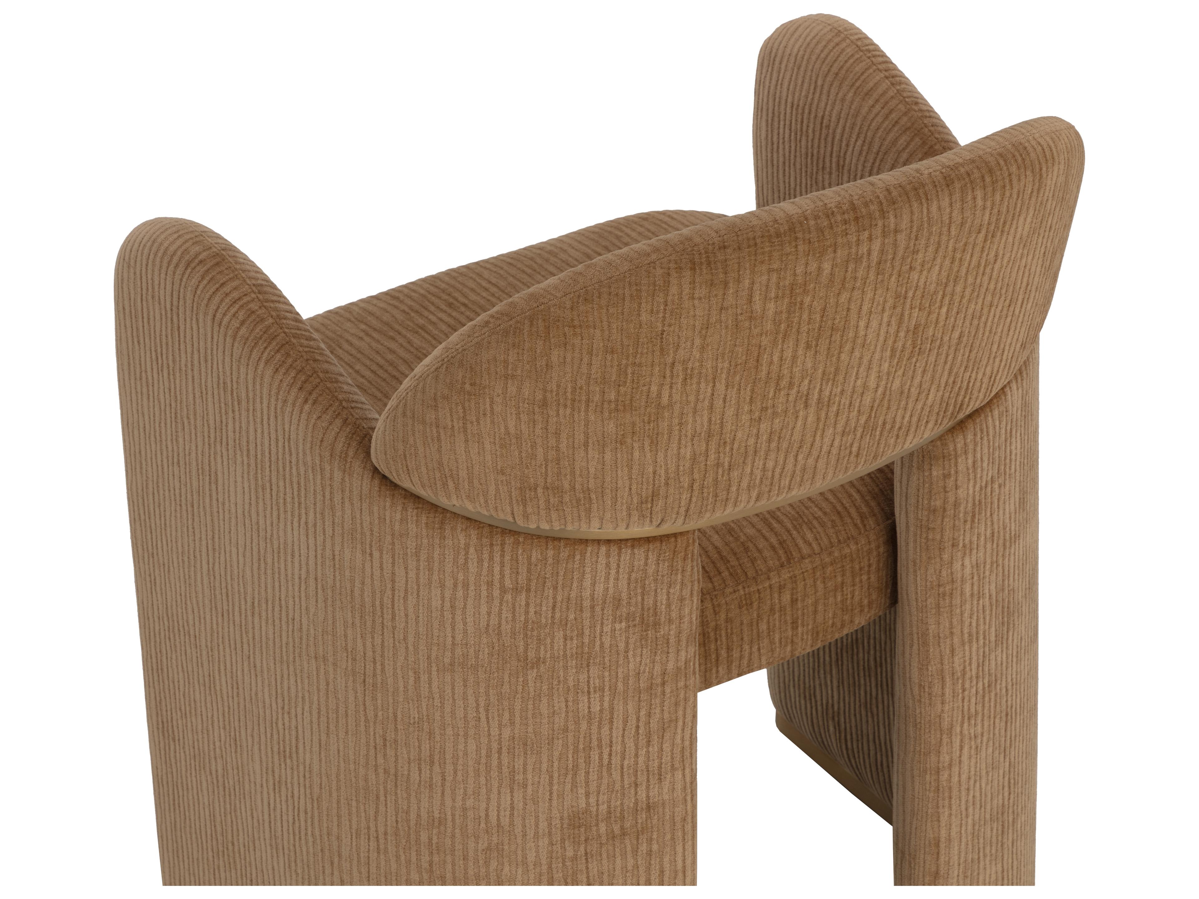 Sunpan Snowden Dining Armchair in Opera Butterscotch