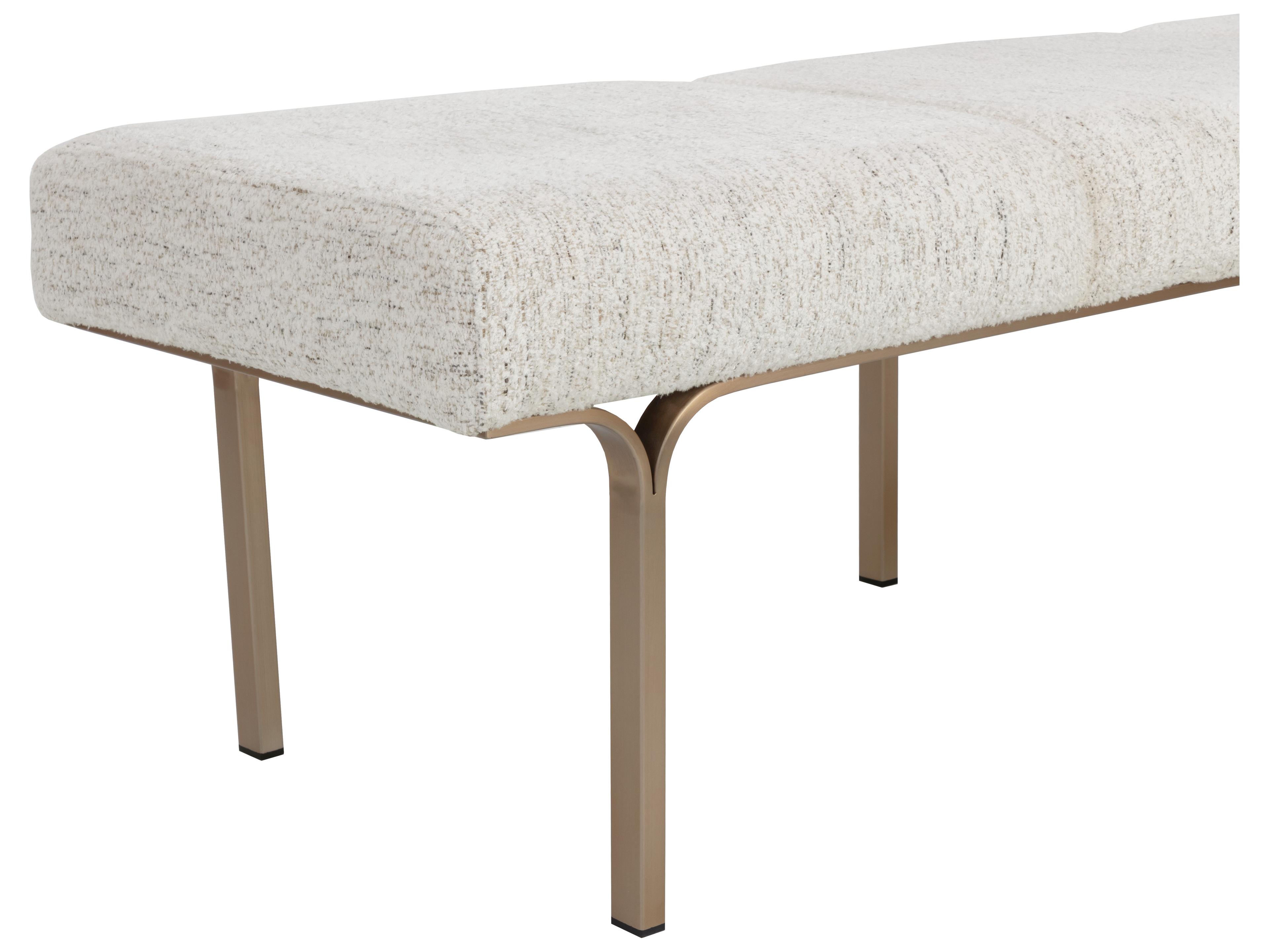 Sunpan Nuvella Bench in Hailey Moon