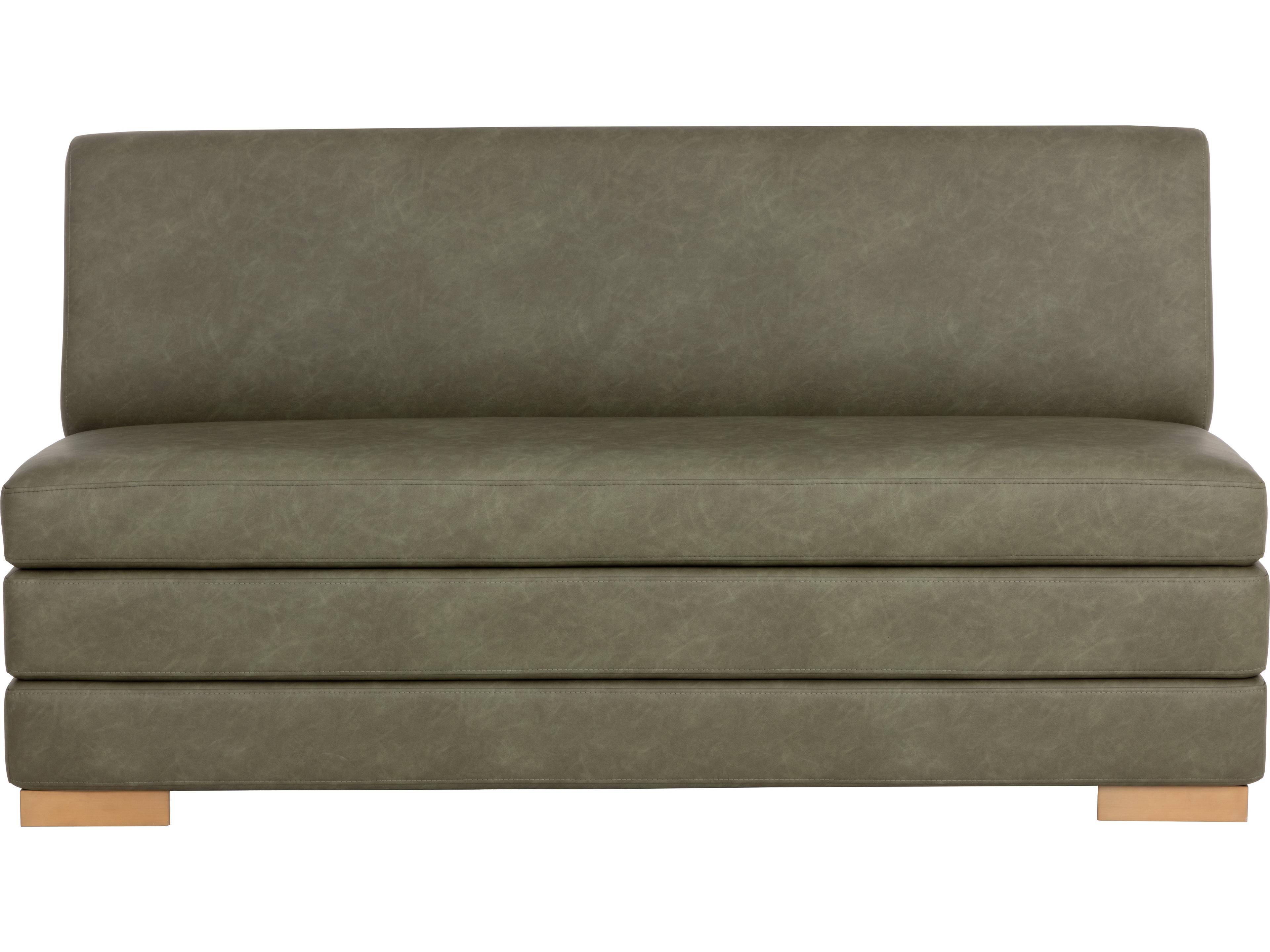 Sunpan Radcliff Banquette in Ivanhoe Pine