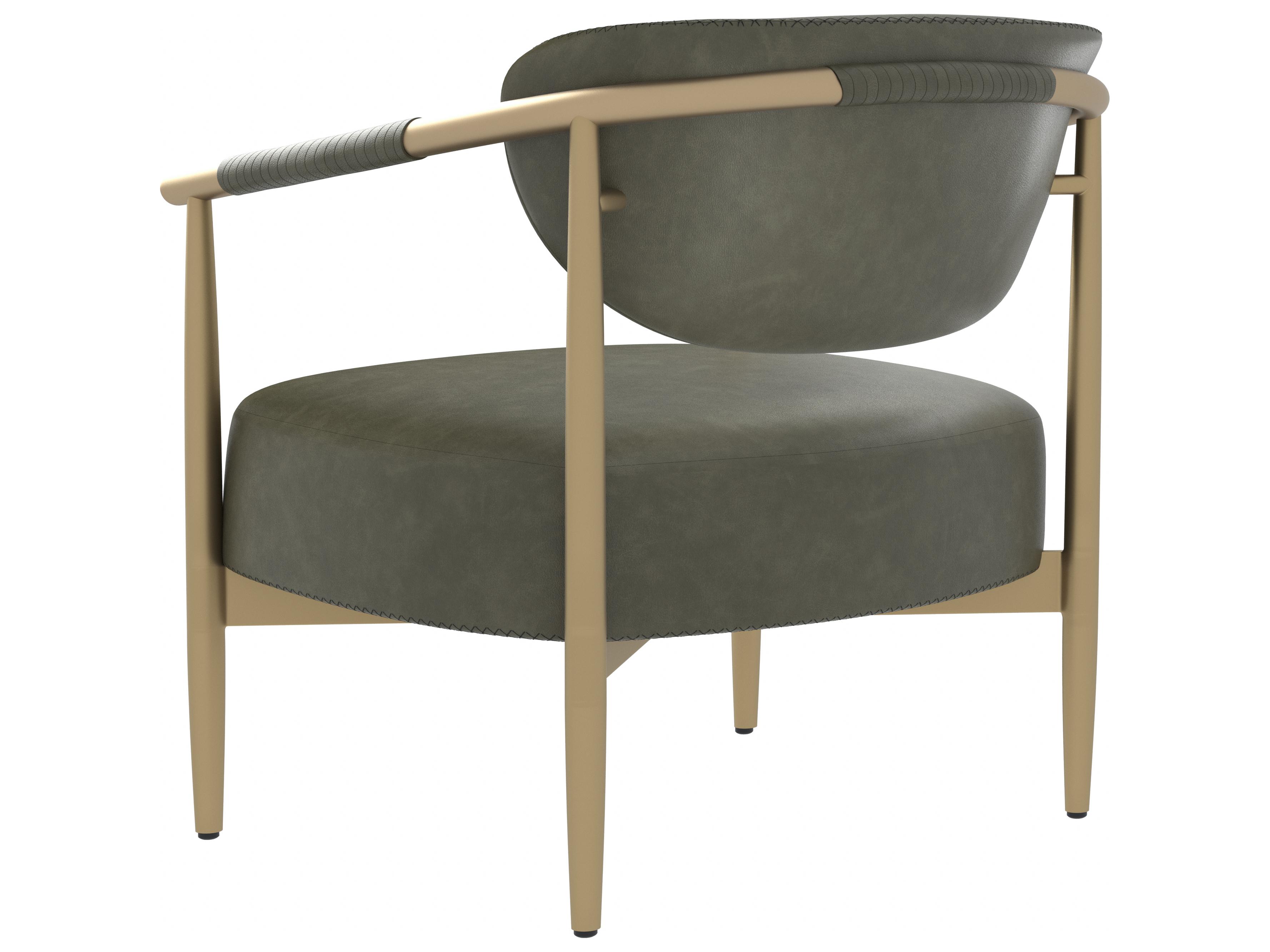 Sunpan Heloise Lounge Chair in Ivanhoe Pine