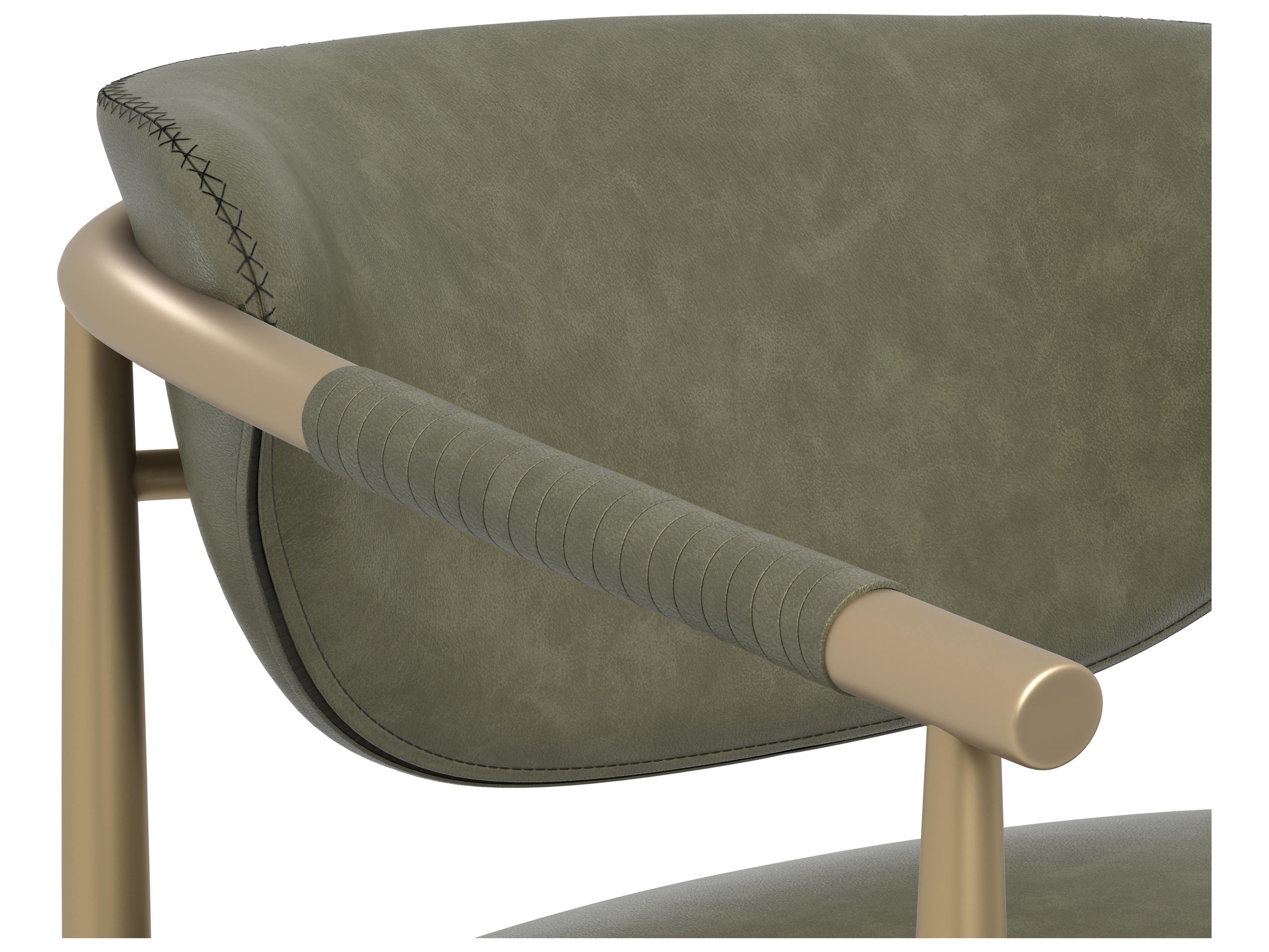 Sunpan Heloise Lounge Chair in Ivanhoe Pine