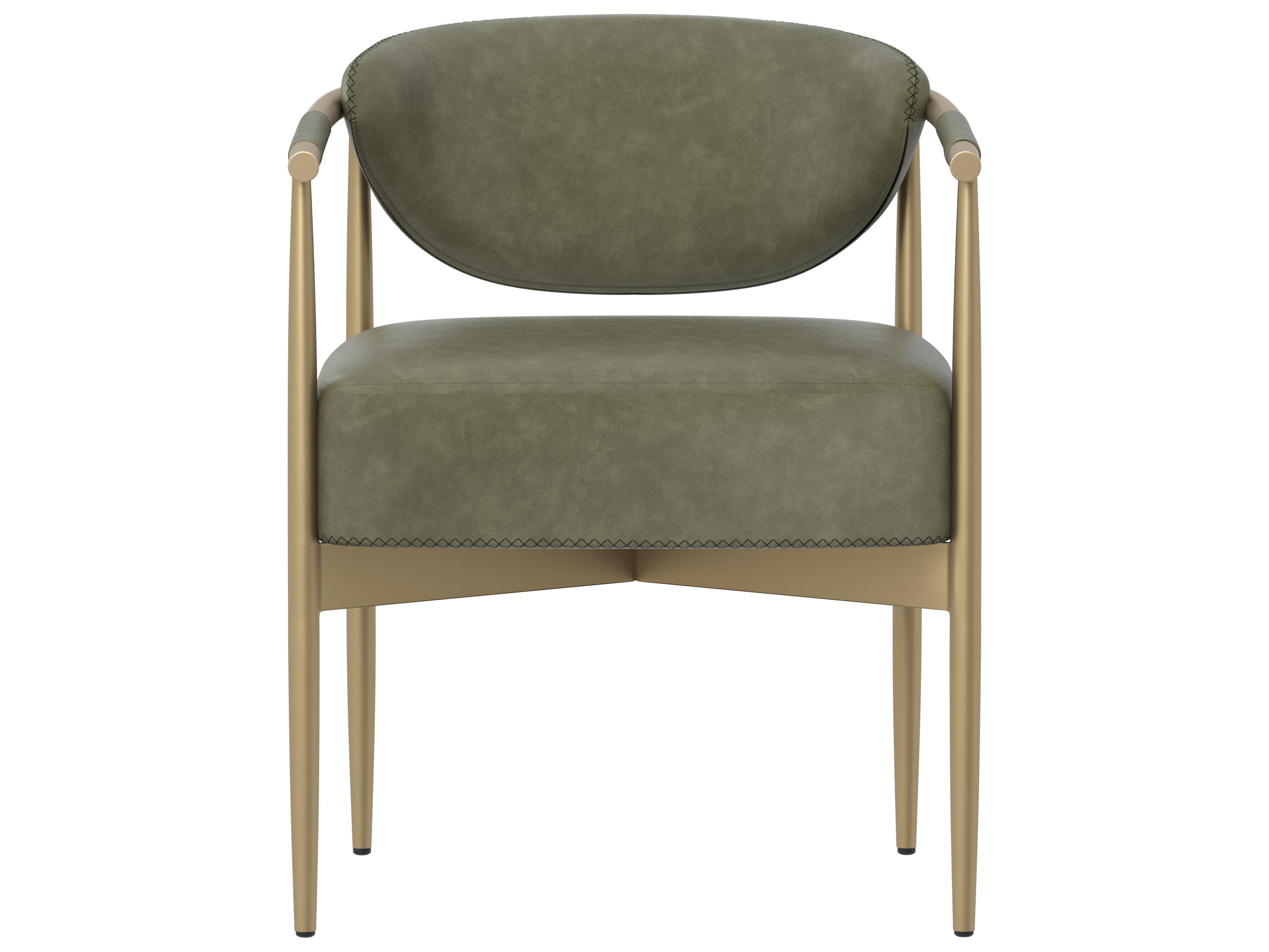 Sunpan Heloise Dining Armchair in Ivanhoe Pine