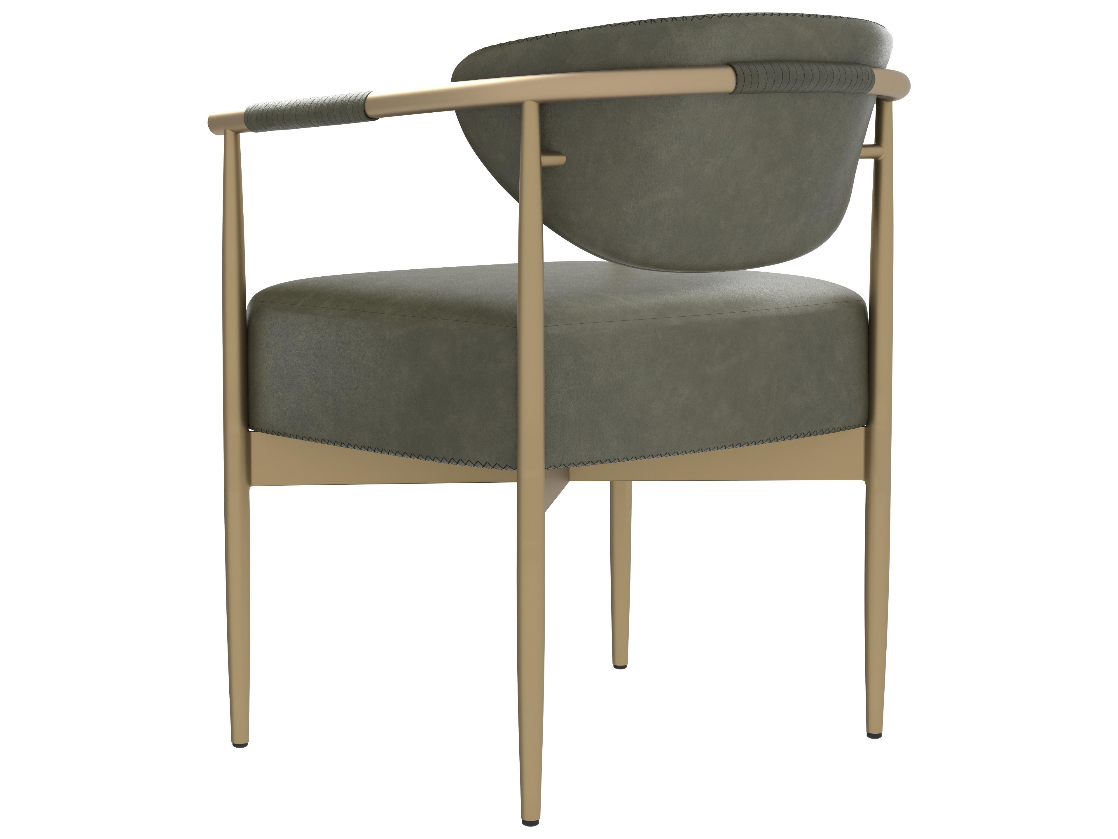 Sunpan Heloise Dining Armchair in Ivanhoe Pine