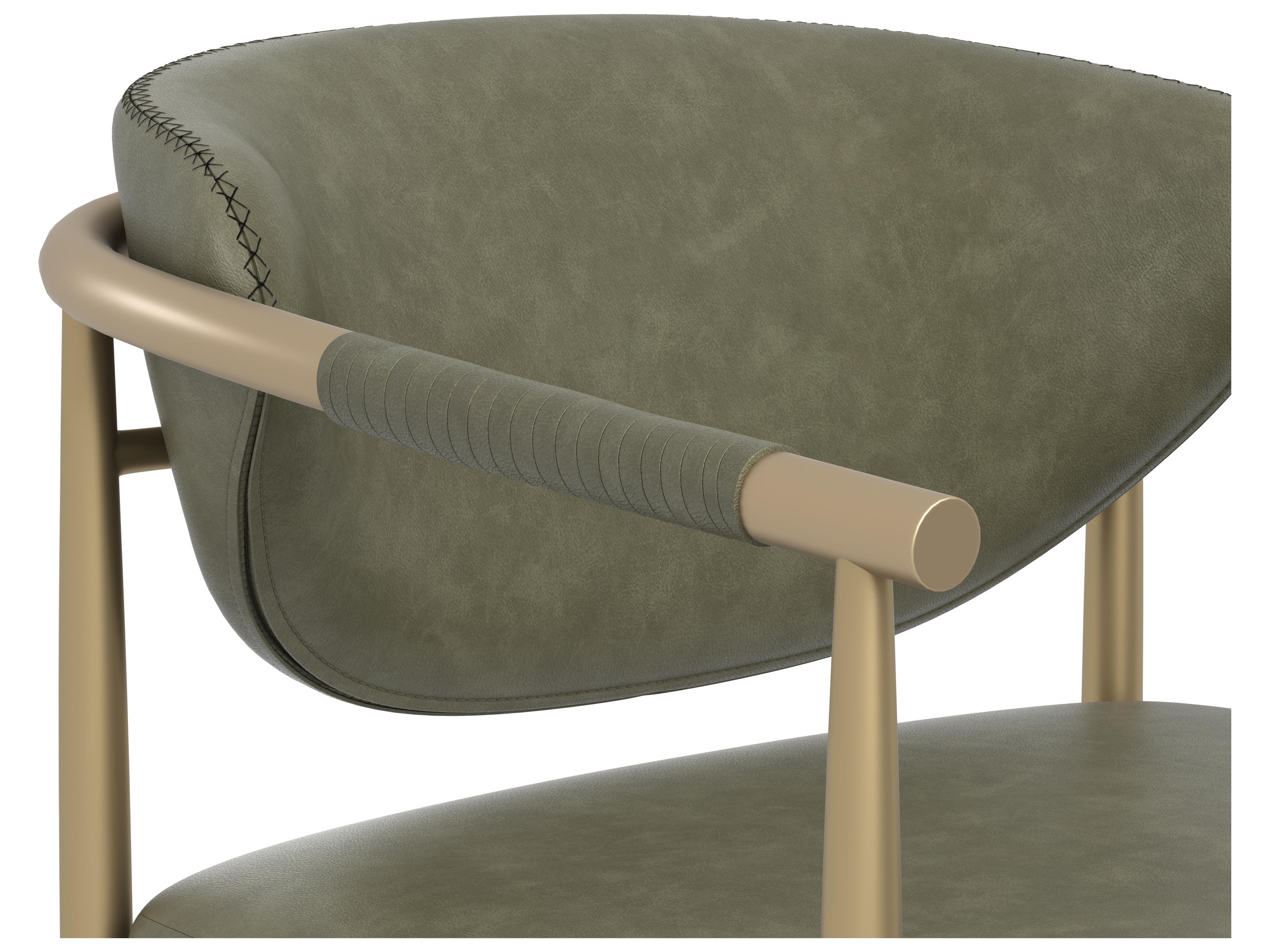 Sunpan Heloise Dining Armchair in Ivanhoe Pine