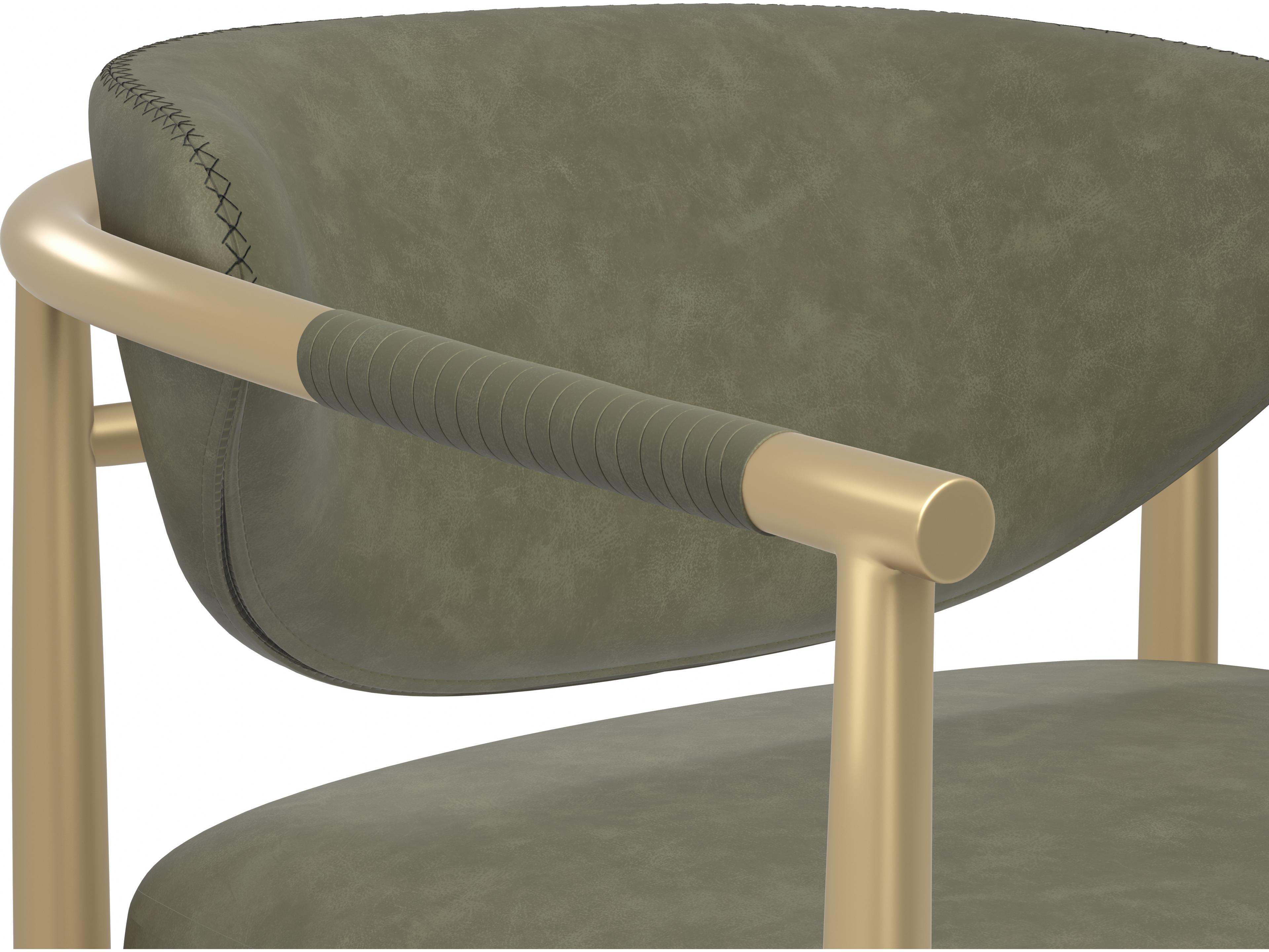 Sunpan Heloise Barstool in Ivanhoe Pine