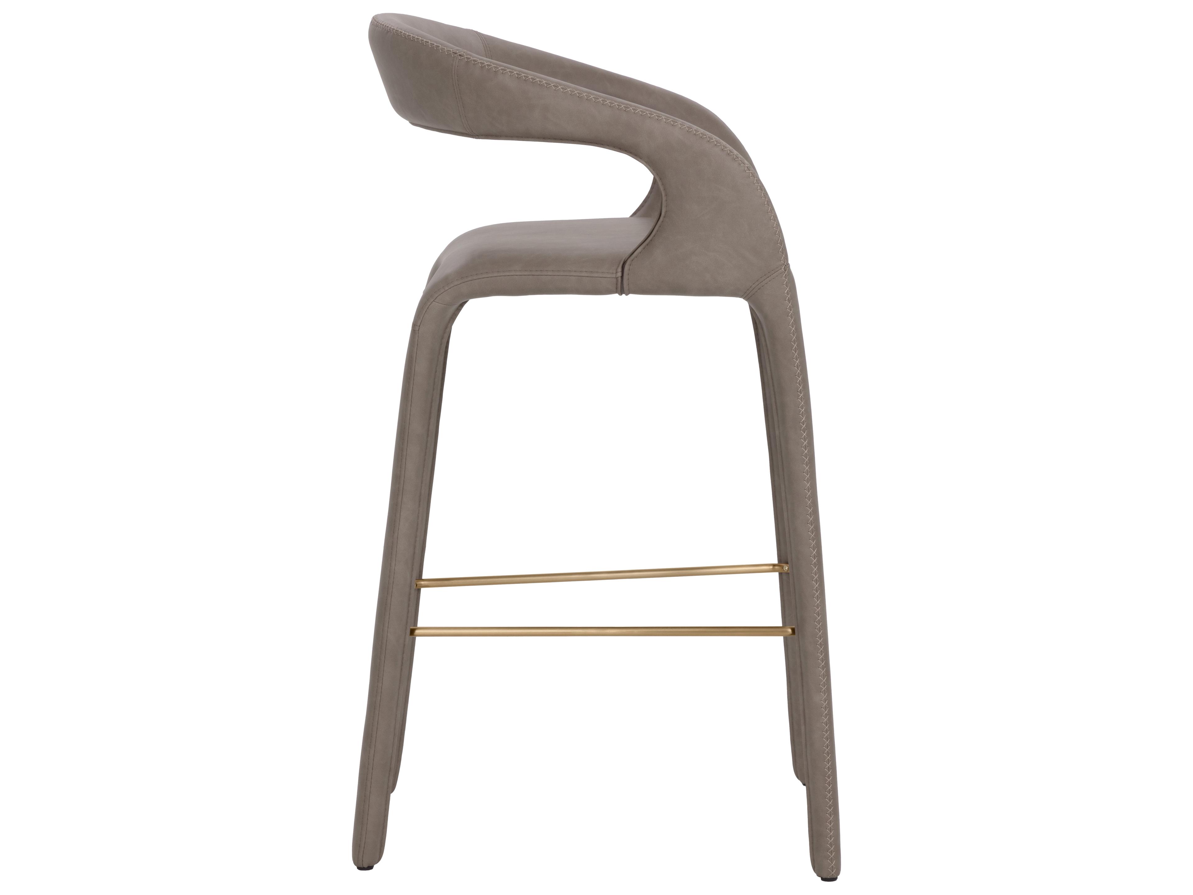 Sunpan Atika Barstool in Ivanhoe Mineral