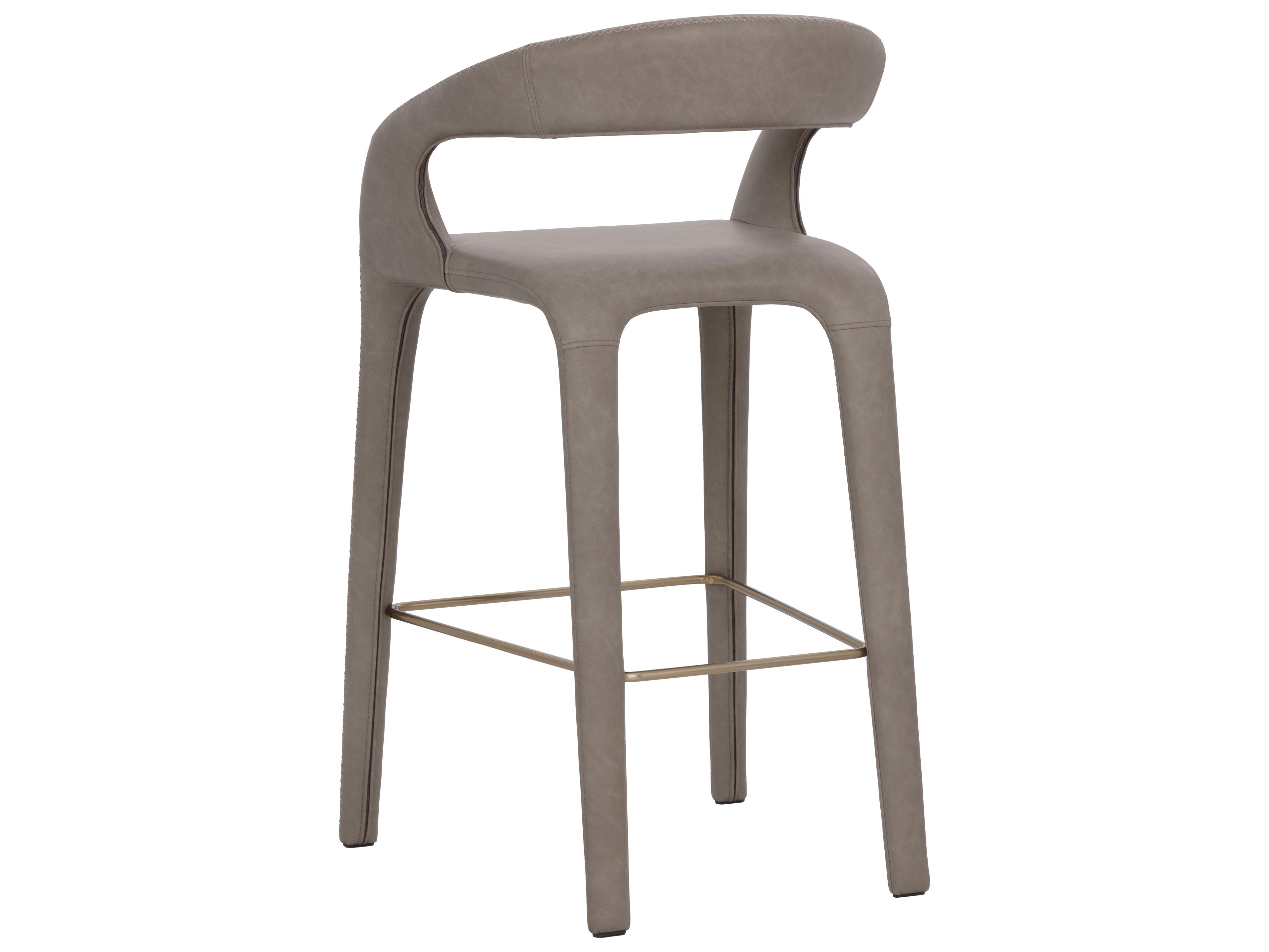 Sunpan Atika Barstool in Ivanhoe Mineral