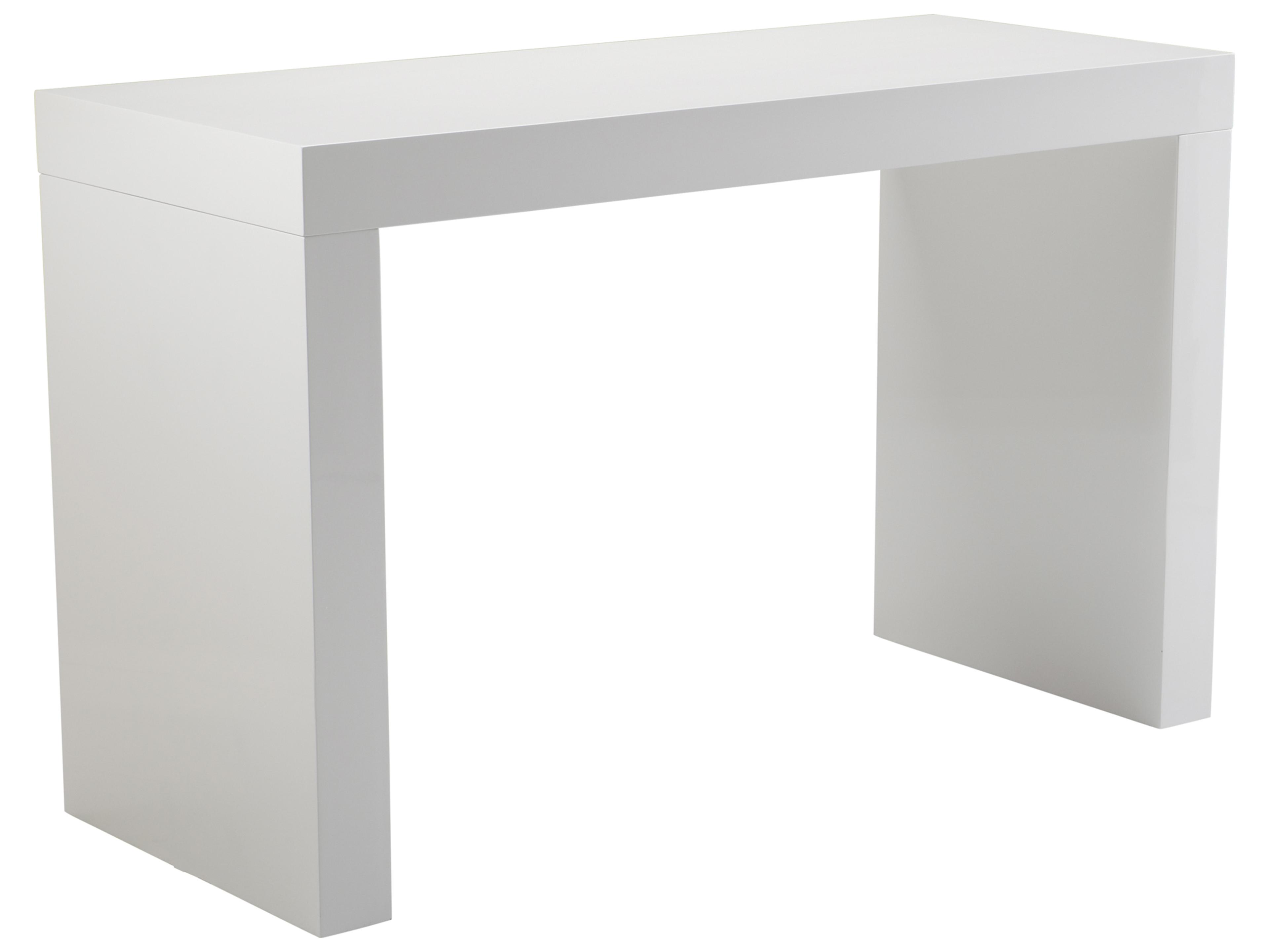 Sunpan Faro Counter Table in High Gloss White