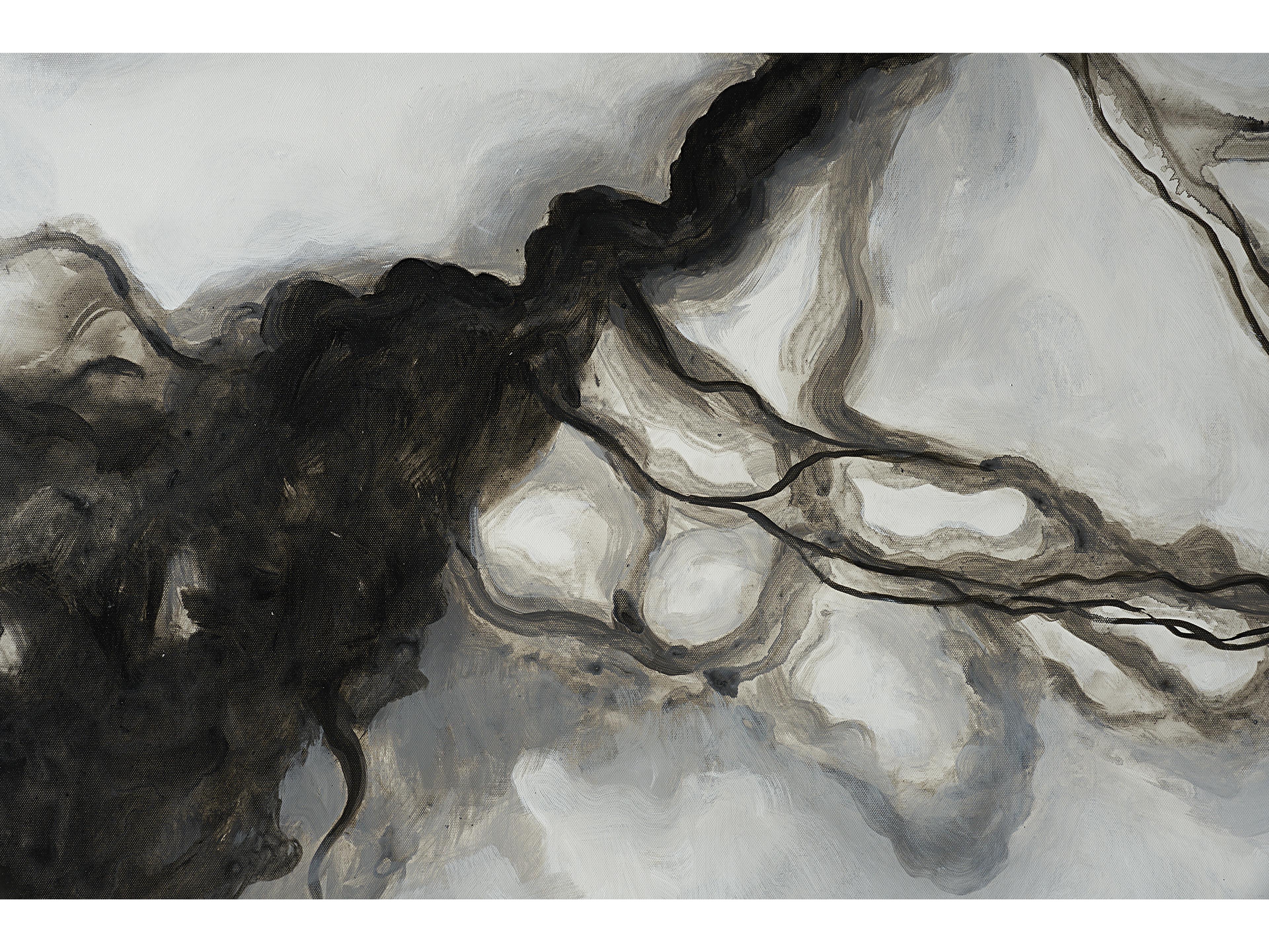 Sunpan Smoke Screen Canvas Wall Art