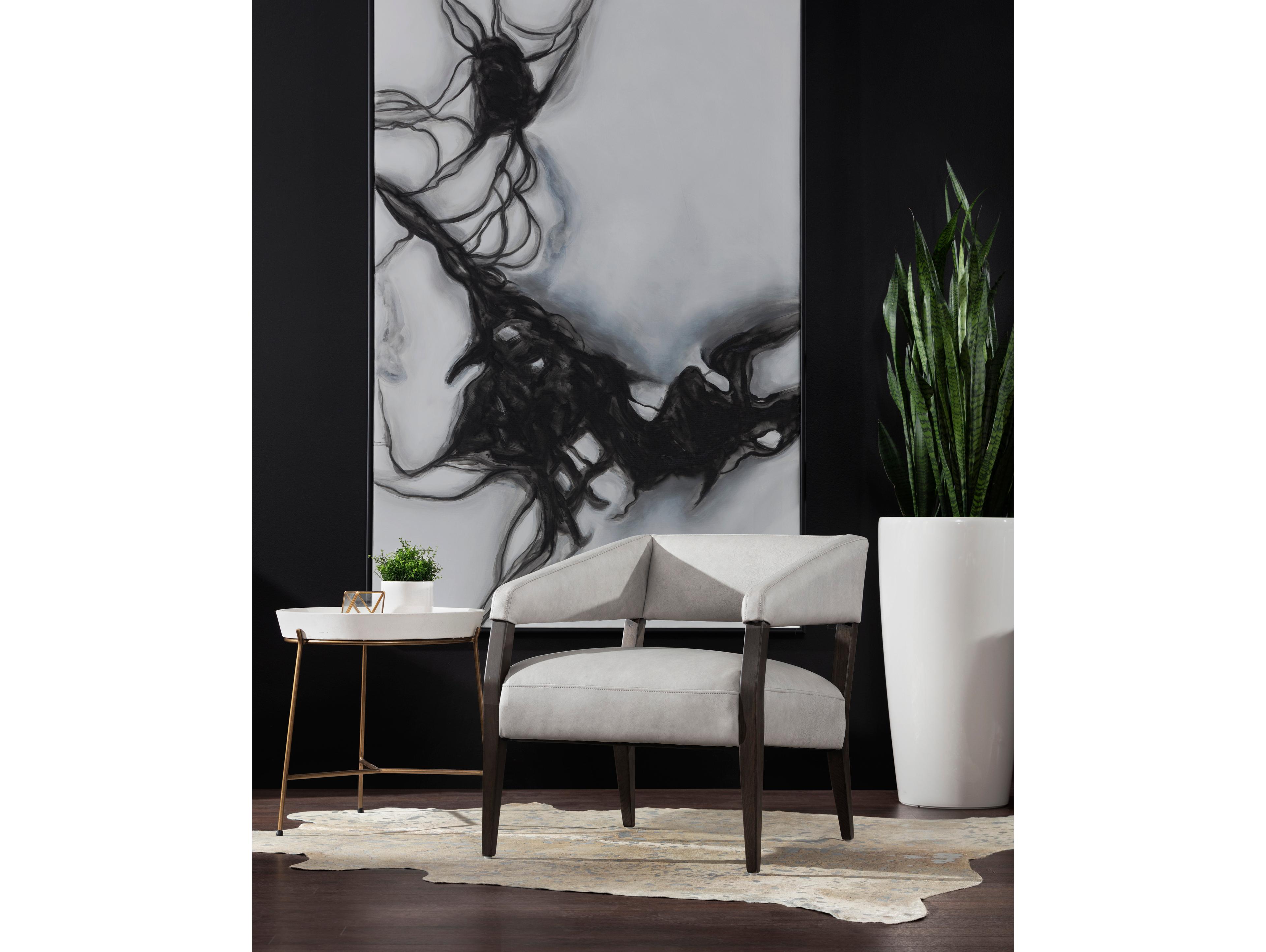 Sunpan Smoke Screen Canvas Wall Art