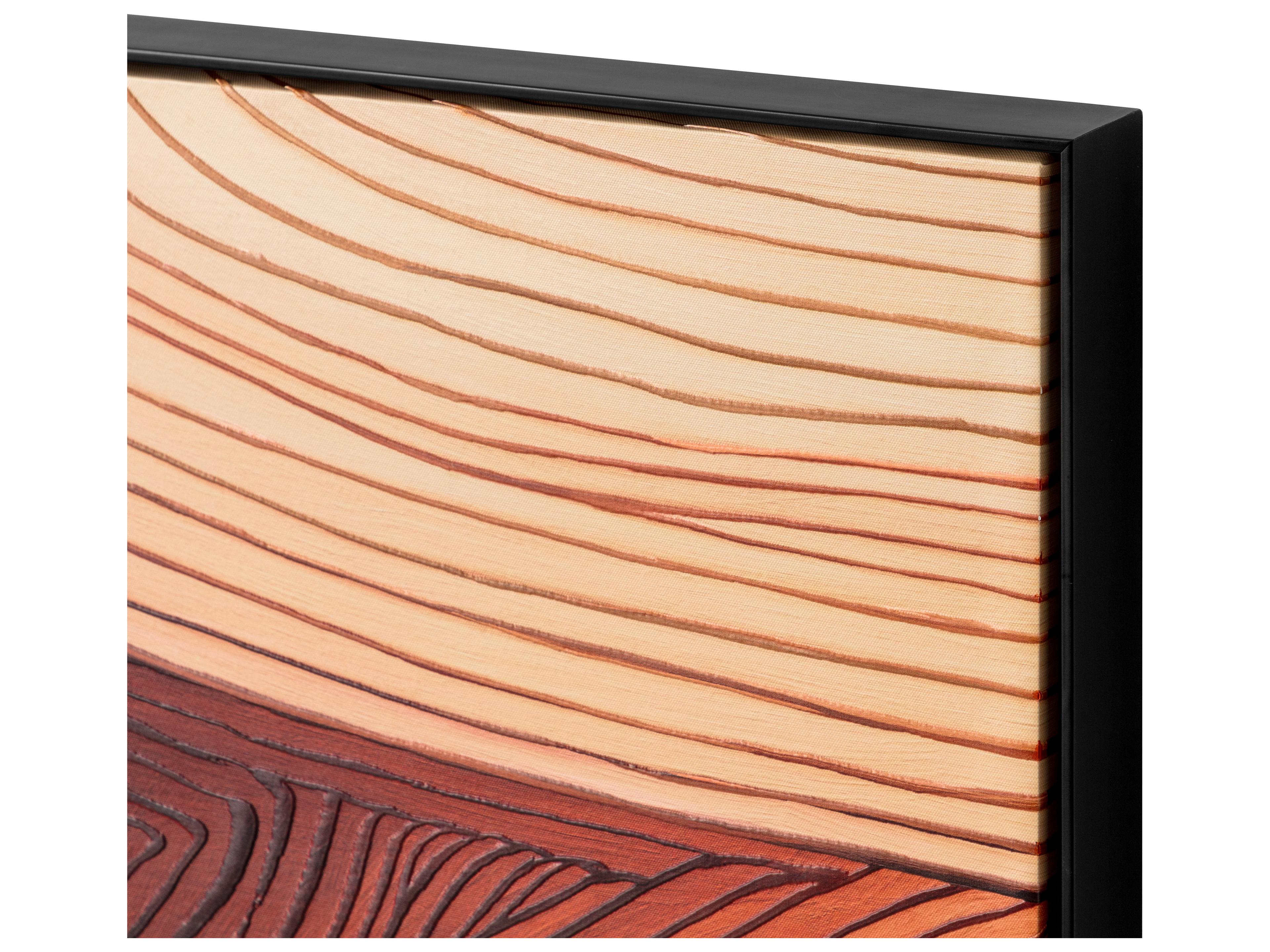 Sunpan Canyon Dreams I in 48" X 48" in Black Floater Frame