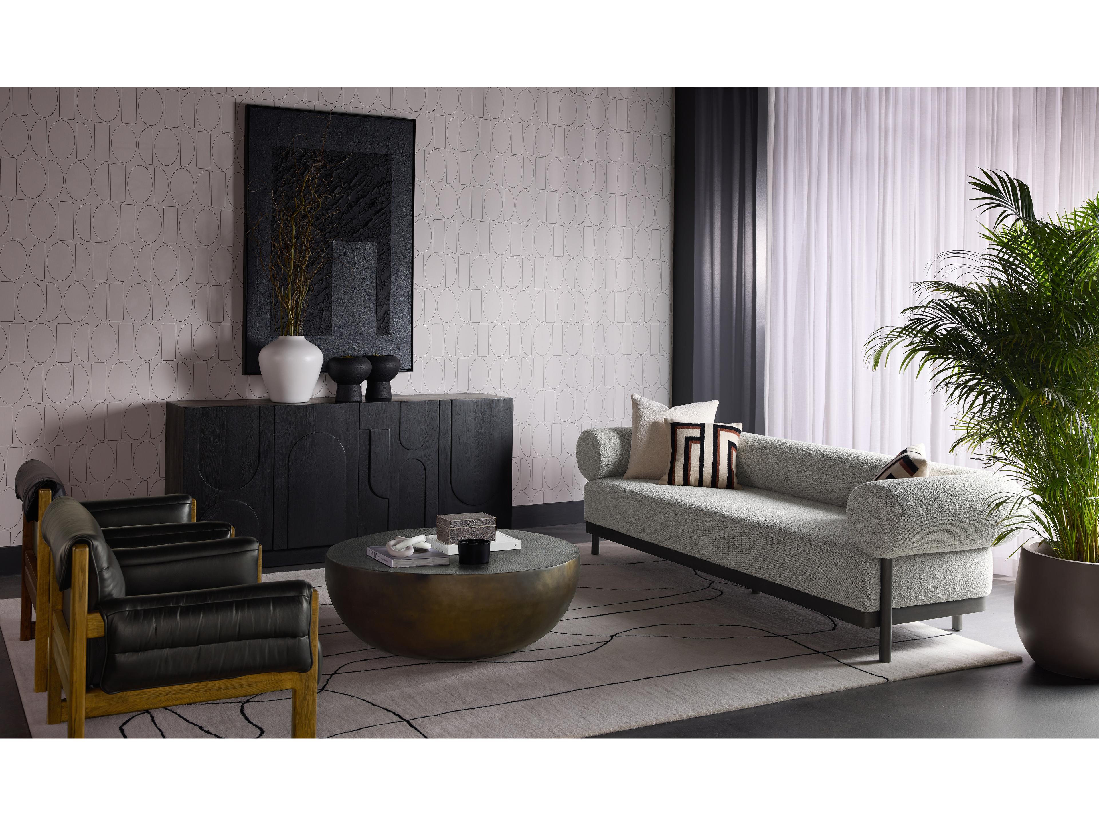 Sunpan Shadow Work in 40" X 60" in Black Floater Frame