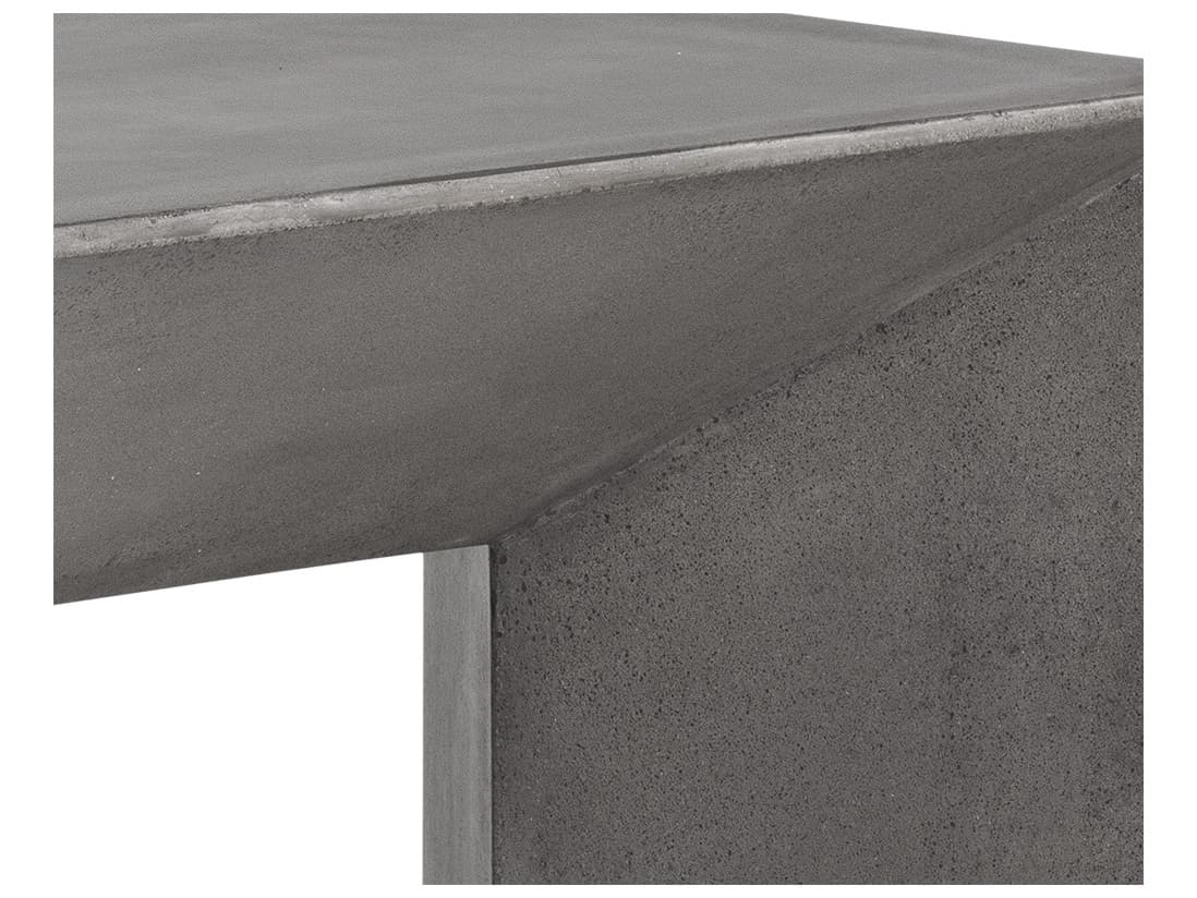 Sunpan Outdoor Nomad Bench in Grey