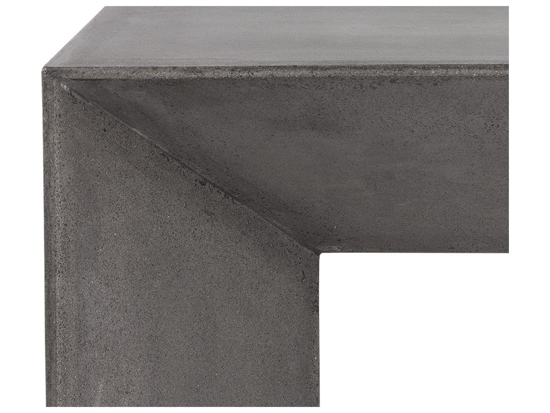 Sunpan Outdoor Nomad Bench in Grey