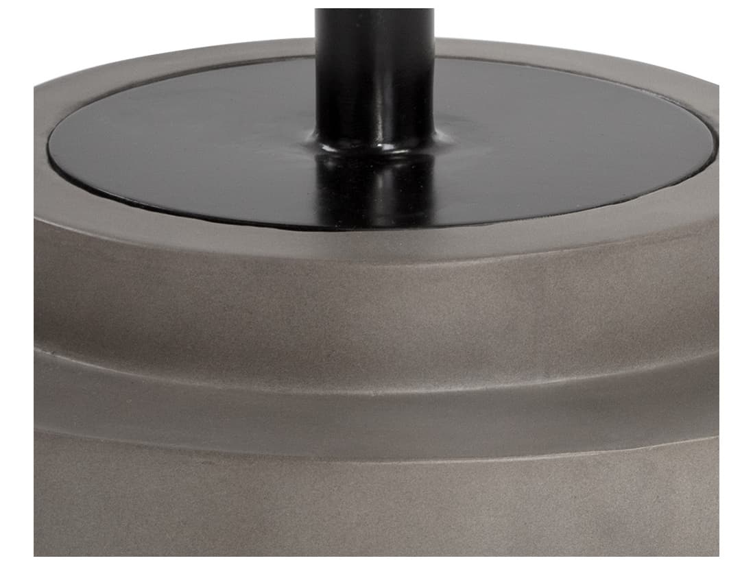 Sunpan Outdoor Solterra Marlowe Concrete Grey Round Bistro Table