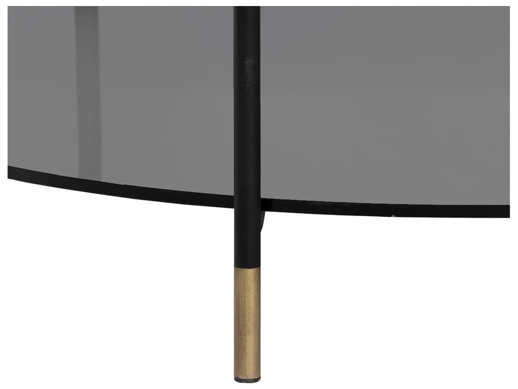 Sunpan Outdoor Solterra Zuma Steel Black Round Coffee Table