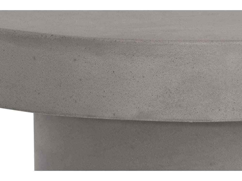 Sunpan Outdoor MIXT Brando Concrete Grey Round Coffee Table